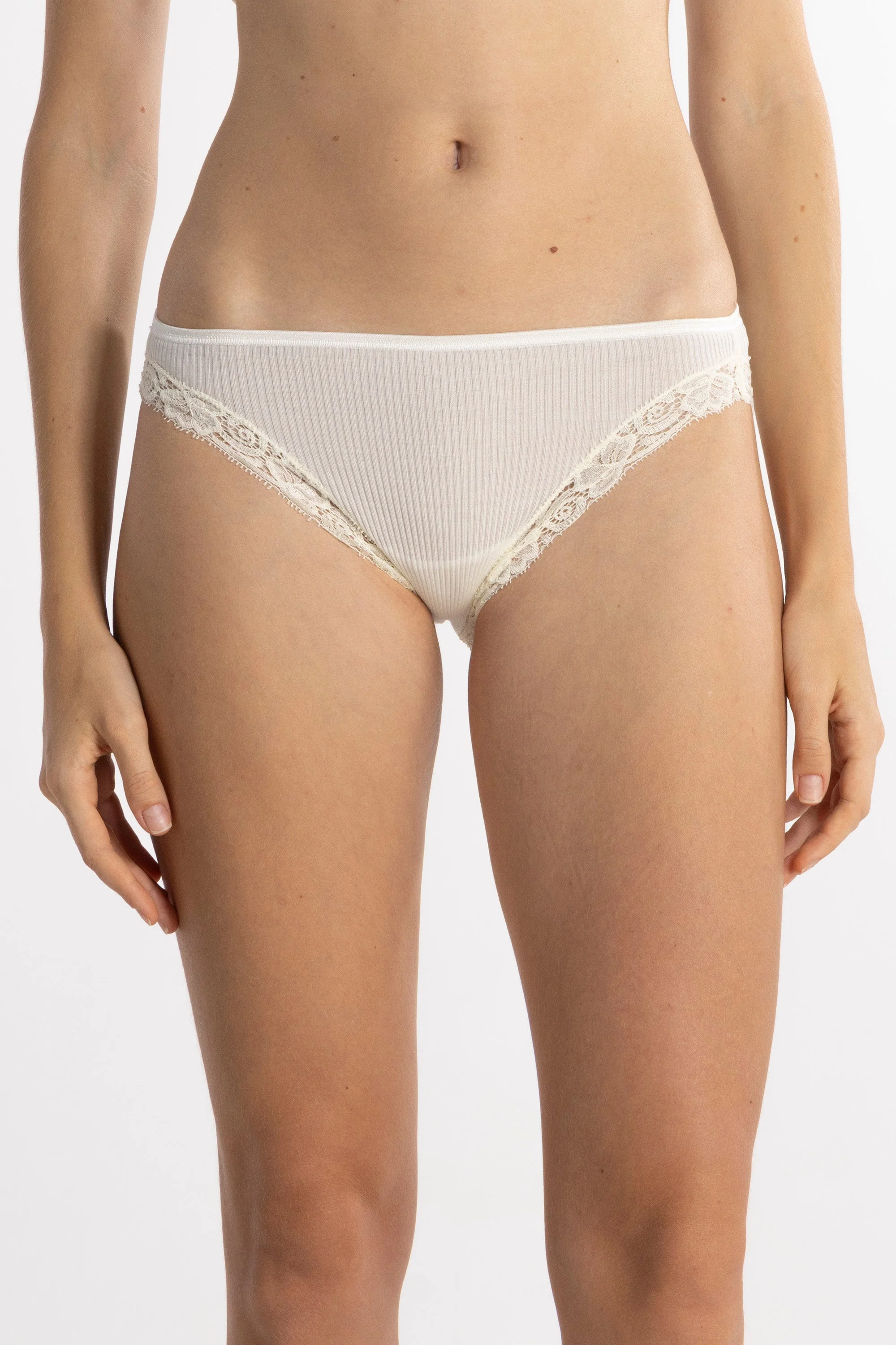 Filoscozia Mini low-rise Briefs with Leavers Lace 3411 - Image 5