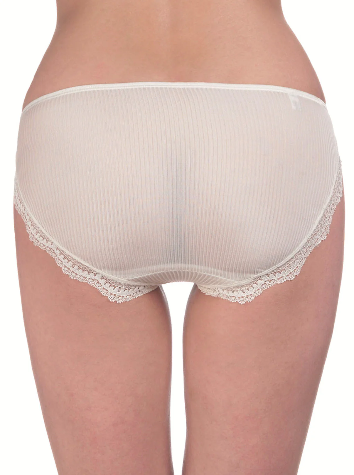 Dentelle de Calais® Mini low-rise Brief in silk 9471 - Image 4
