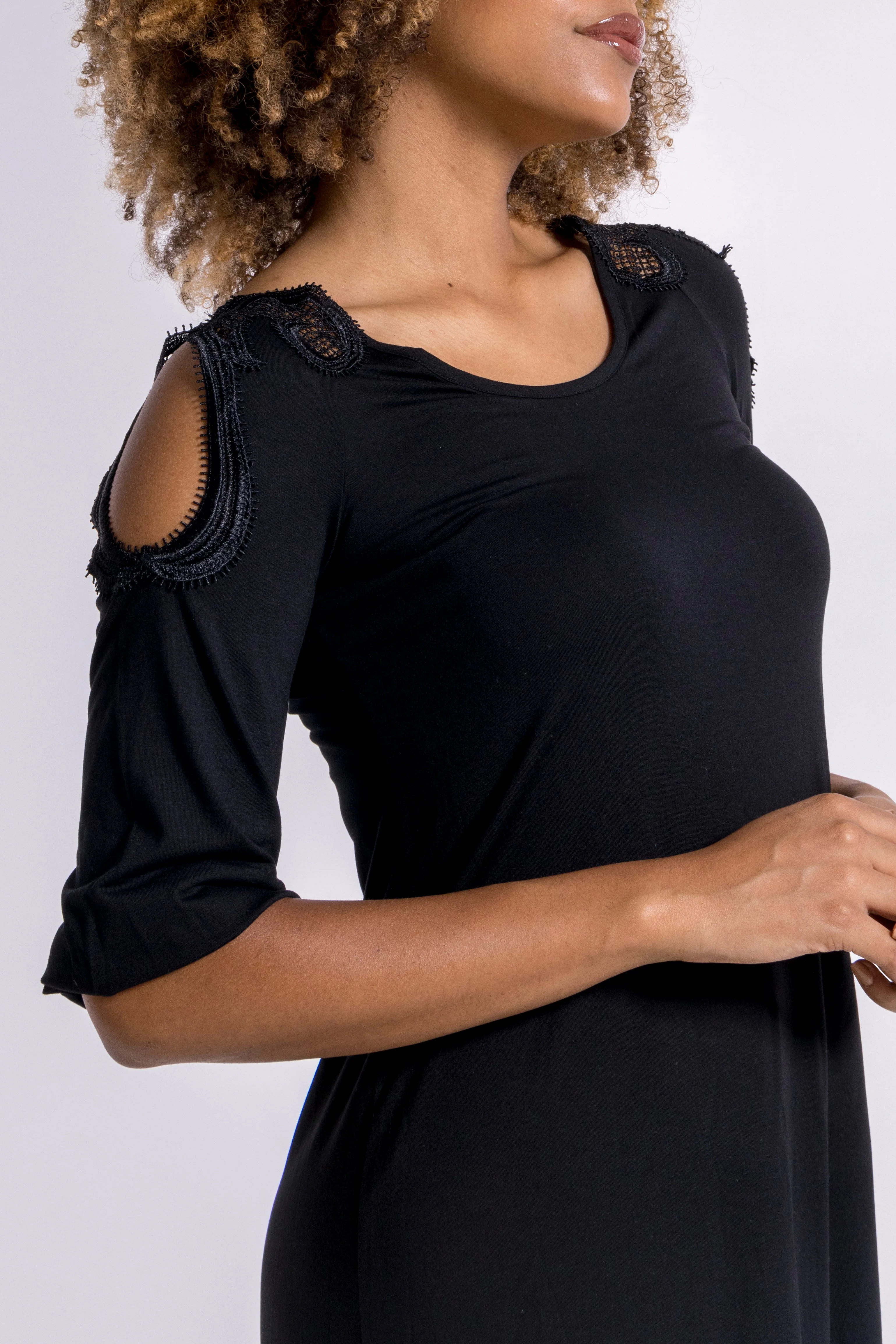 Dress Woman94% Modal , 6% Elastane 1332 - Image 2