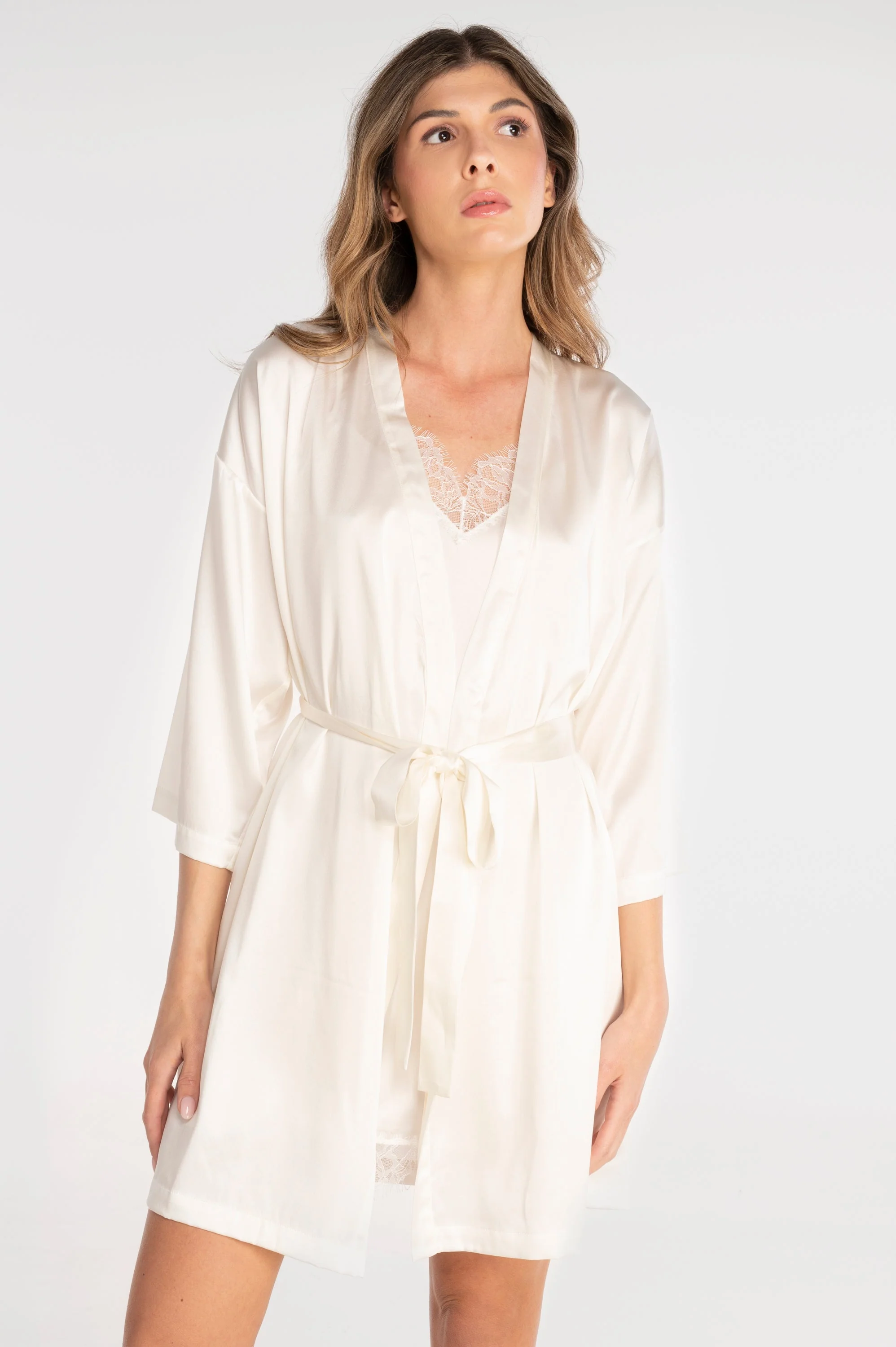 Homewear silk kimono 10310