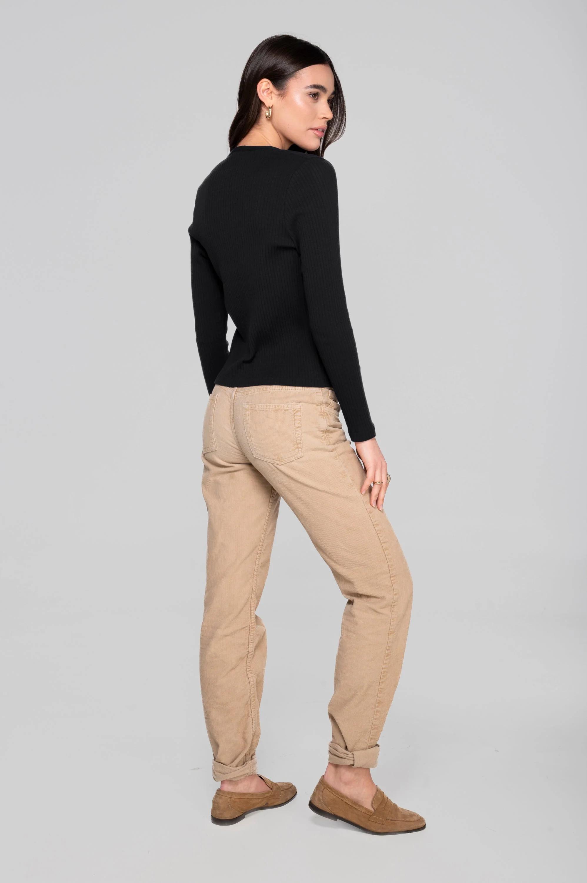 Cotton long sleeves cardigan 7564 - Image 10