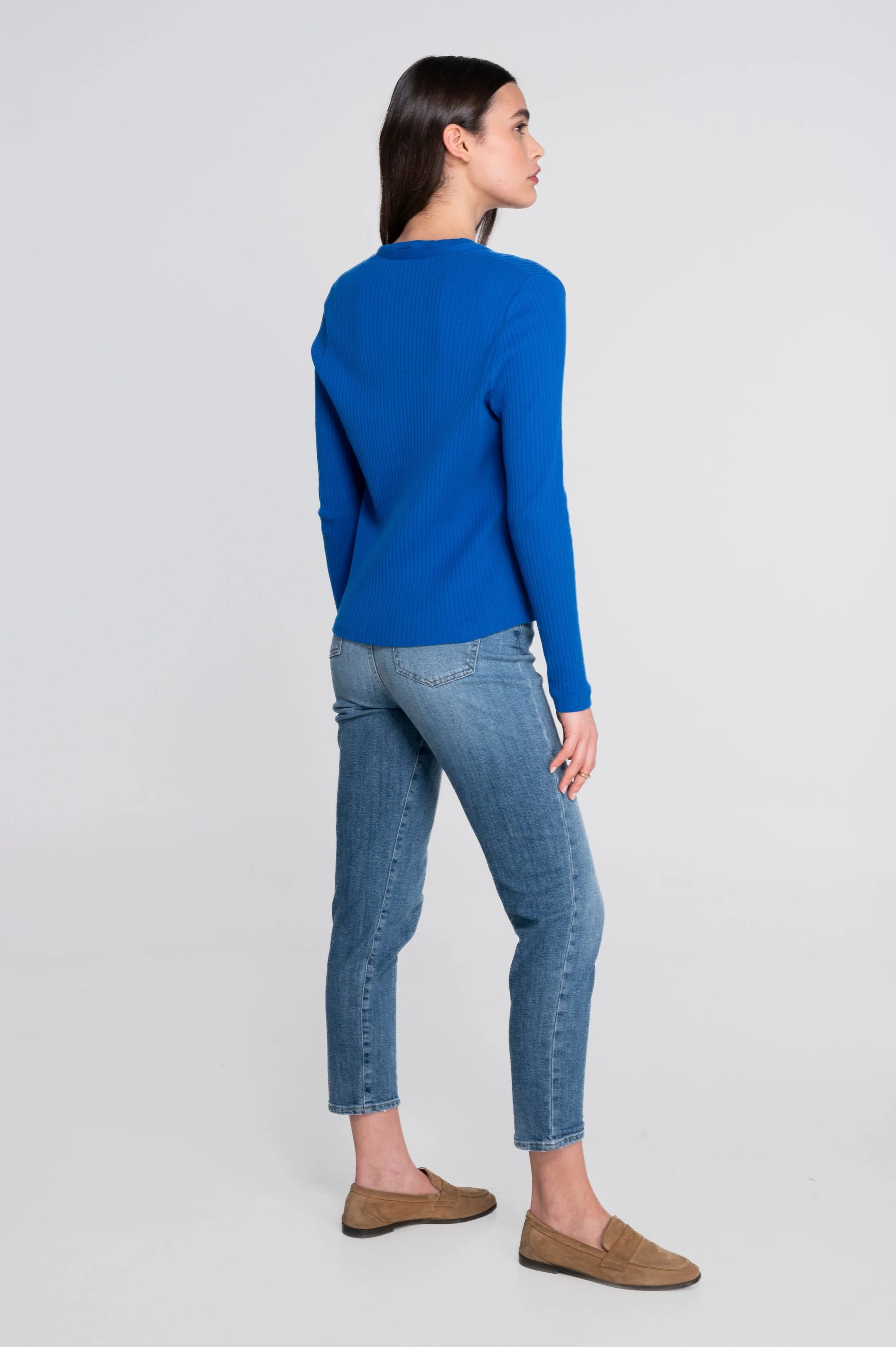 Cotton long sleeves cardigan 7564 - Image 21