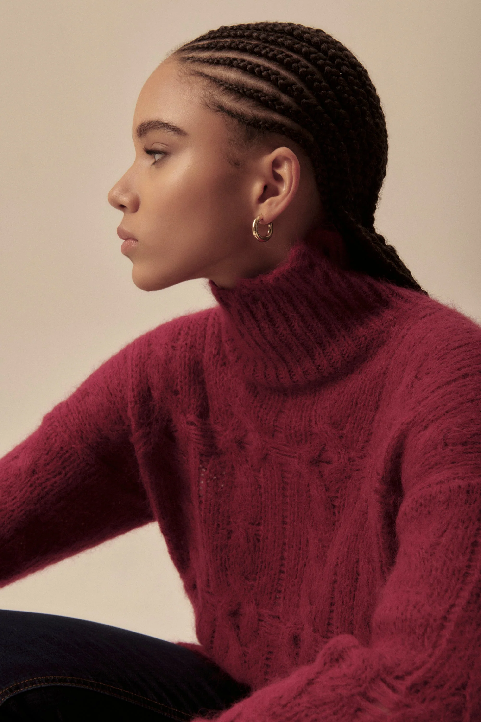 Mock neck pullover 7486 - Image 2
