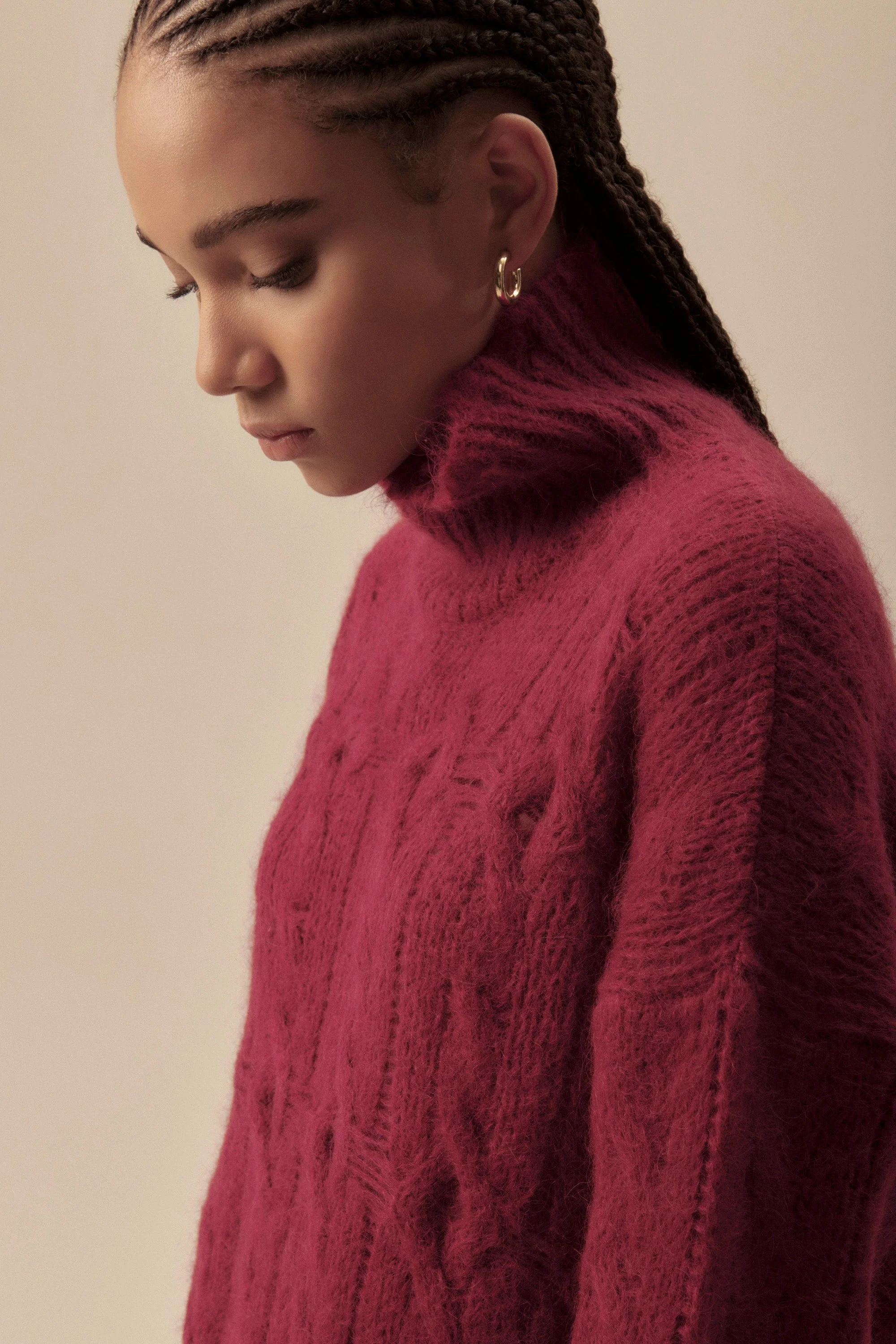 Mock neck pullover 7486 - Image 3