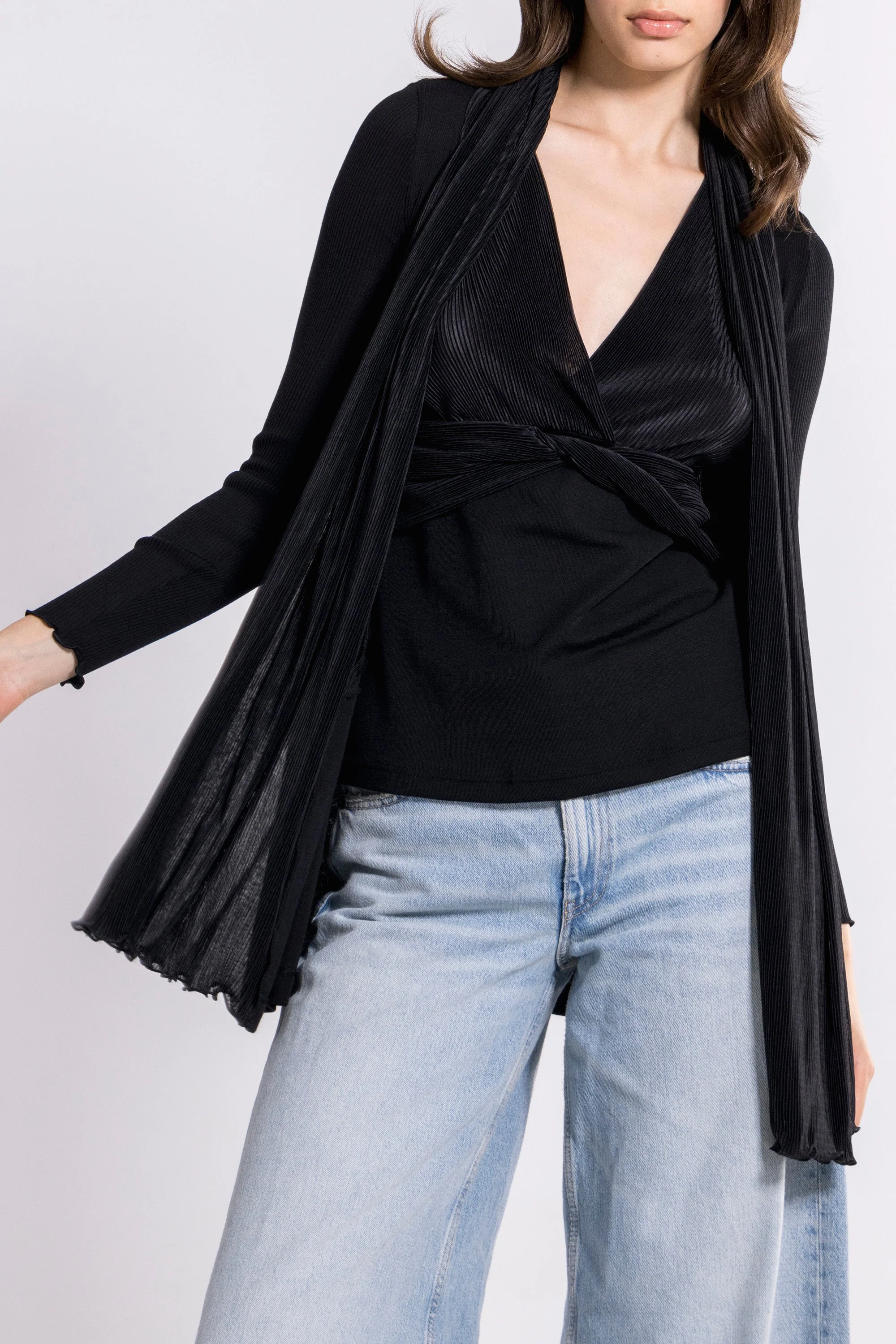 Cardigan Woman Wool and Silk 6878 - Image 3