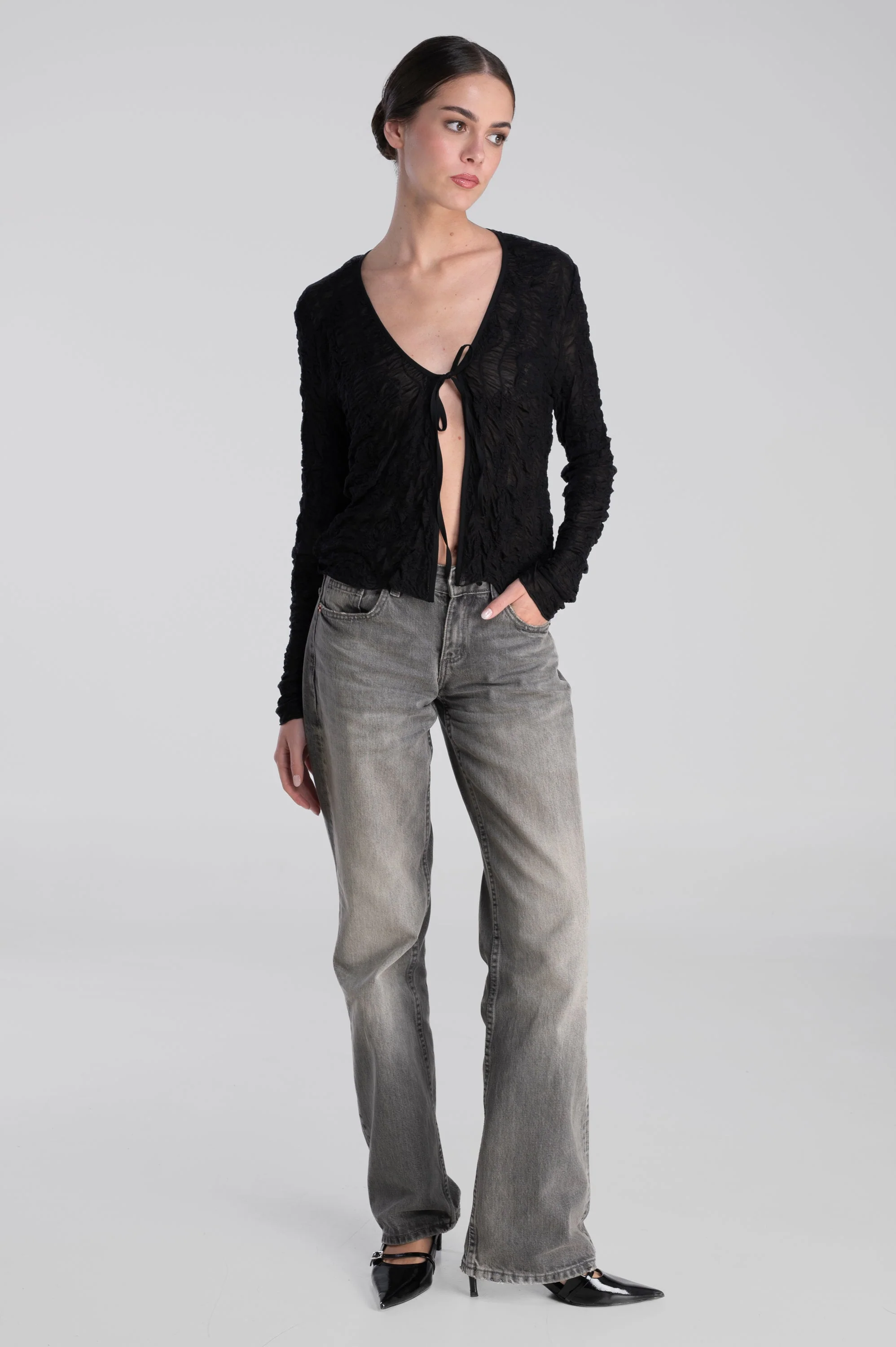 Long sleeves cardigans 7454 - Image 5