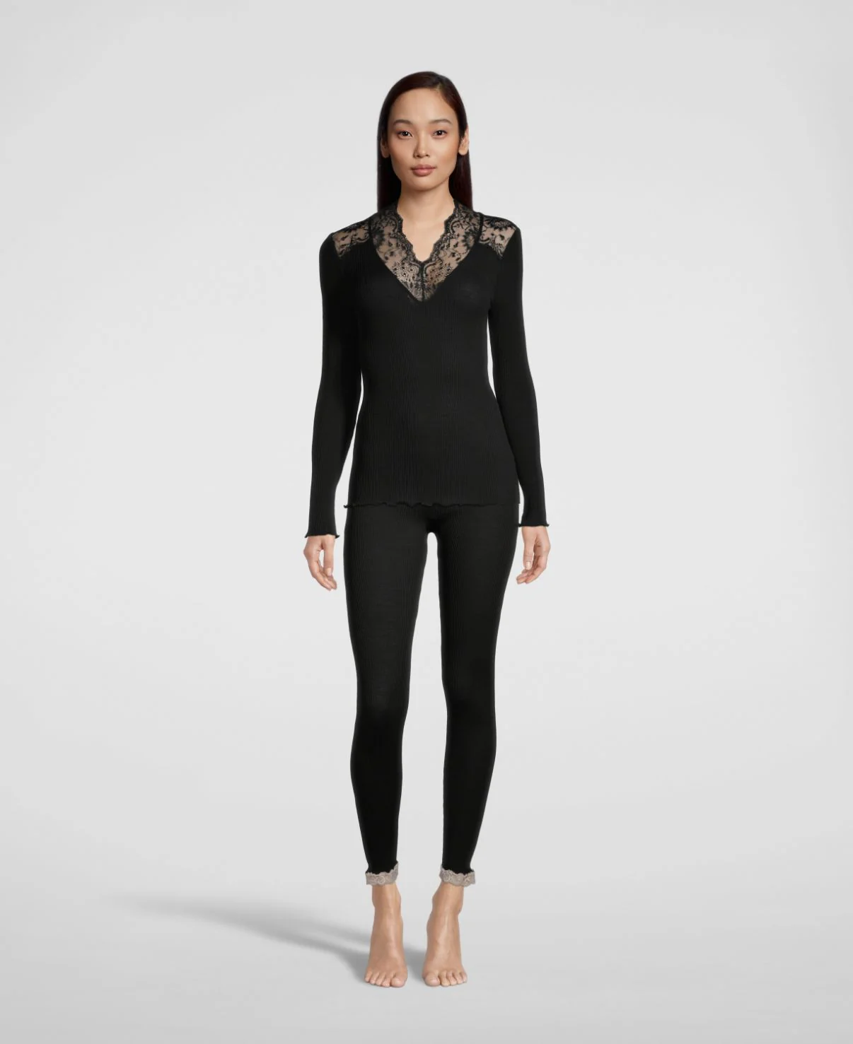 Tubular Leggings with lace 3419 - Image 4