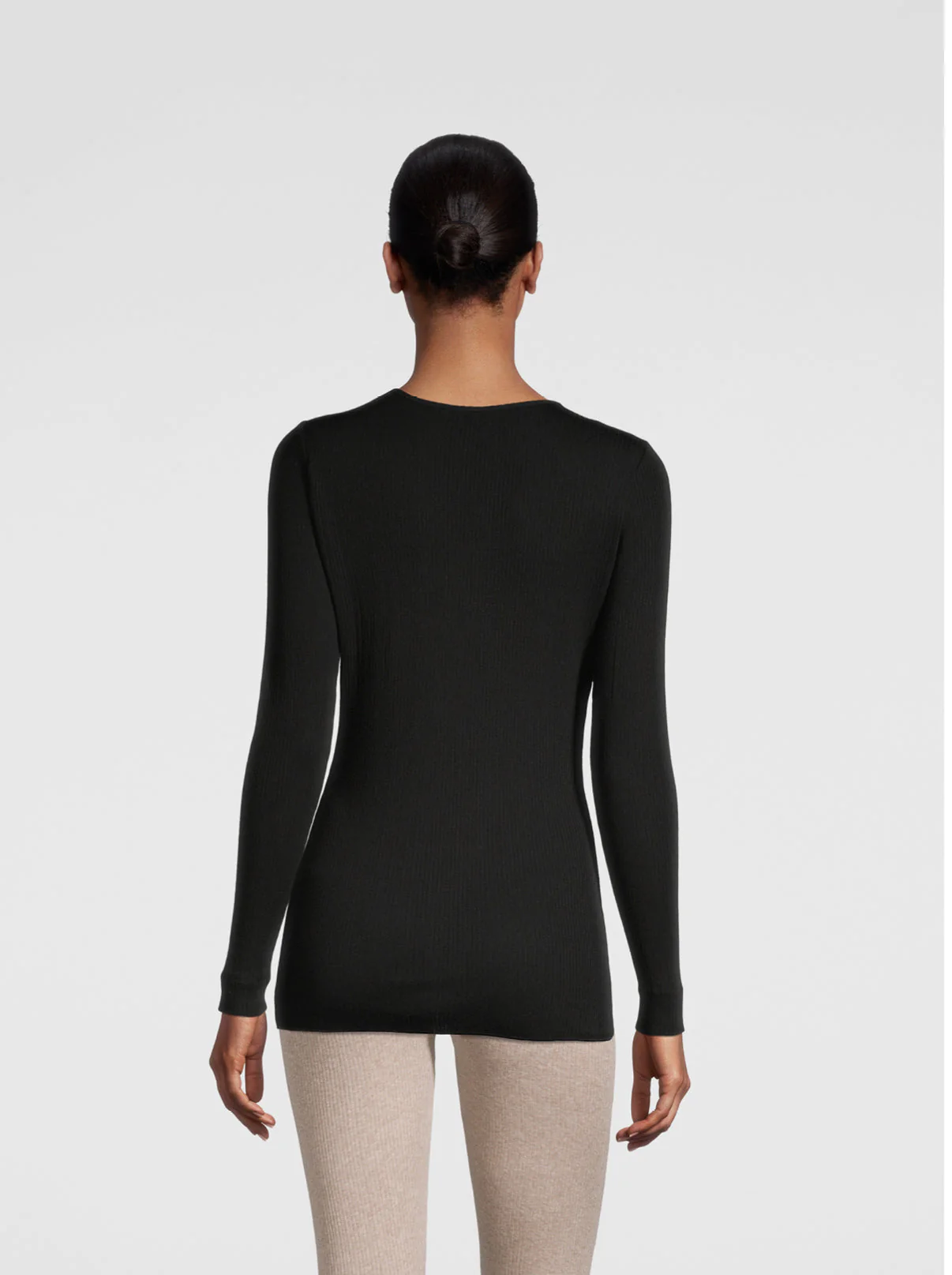 Long sleeve roundneck shirt in Termotex® 446 - Image 5