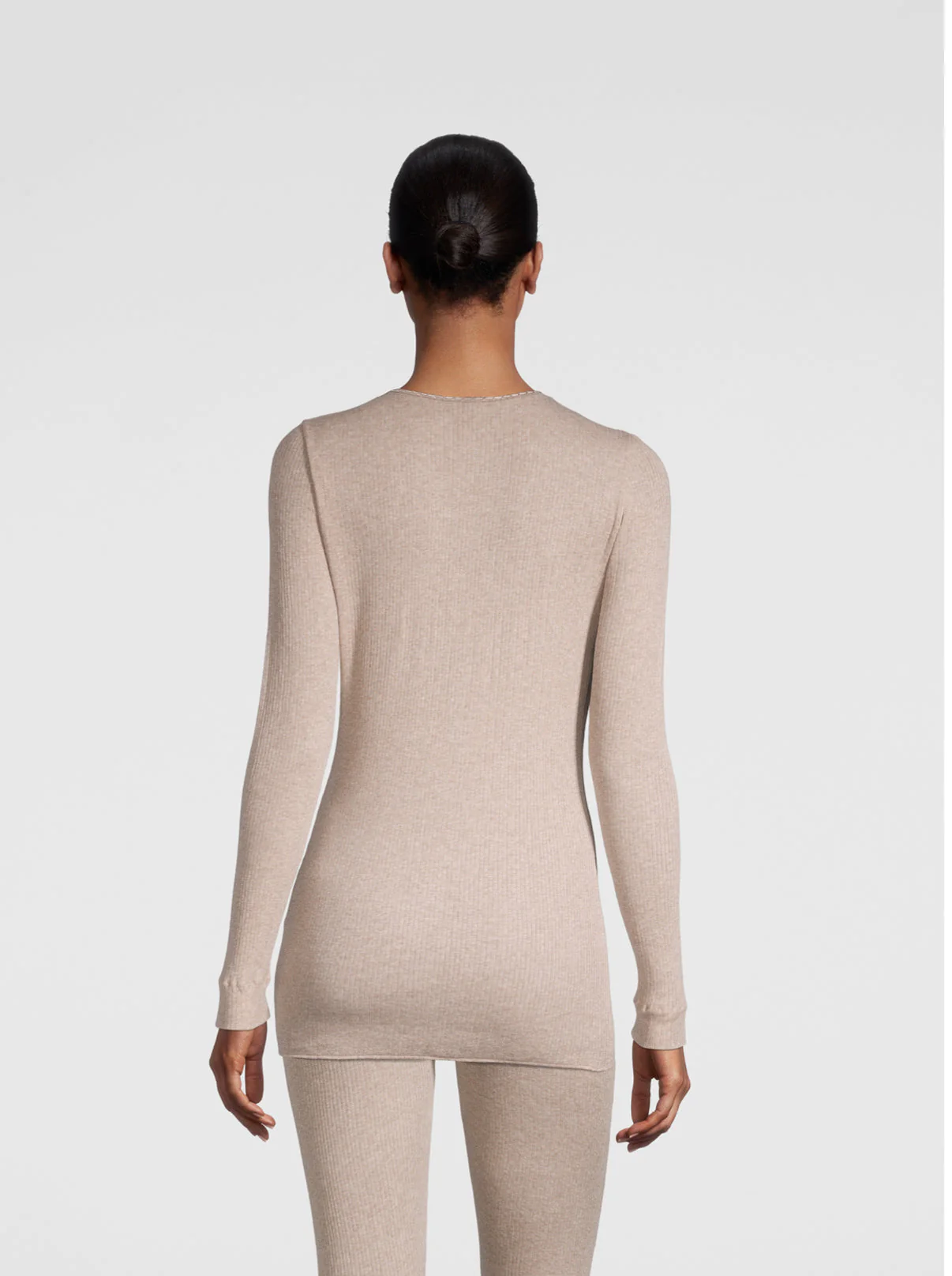 Long sleeve roundneck shirt in Termotex® 446 - Image 8