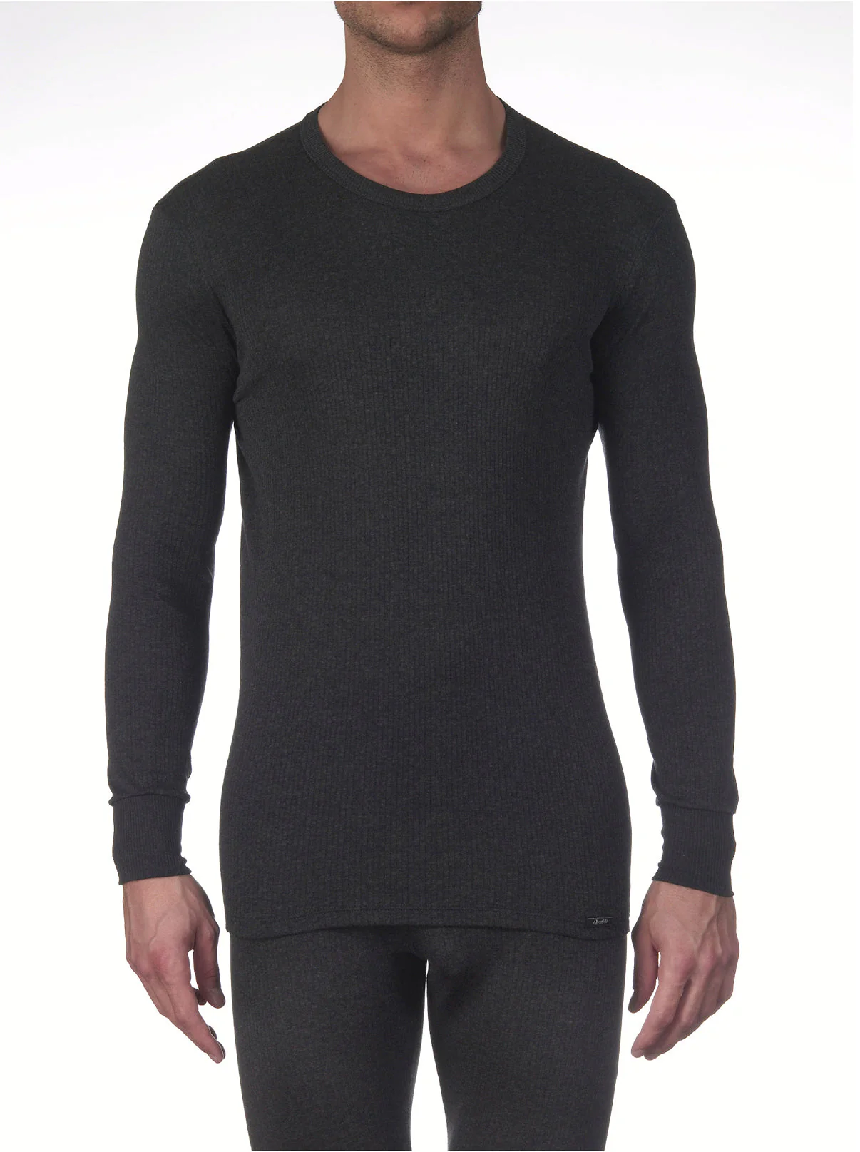 Crew neck long shirt in Termotex® 5556 - Image 2