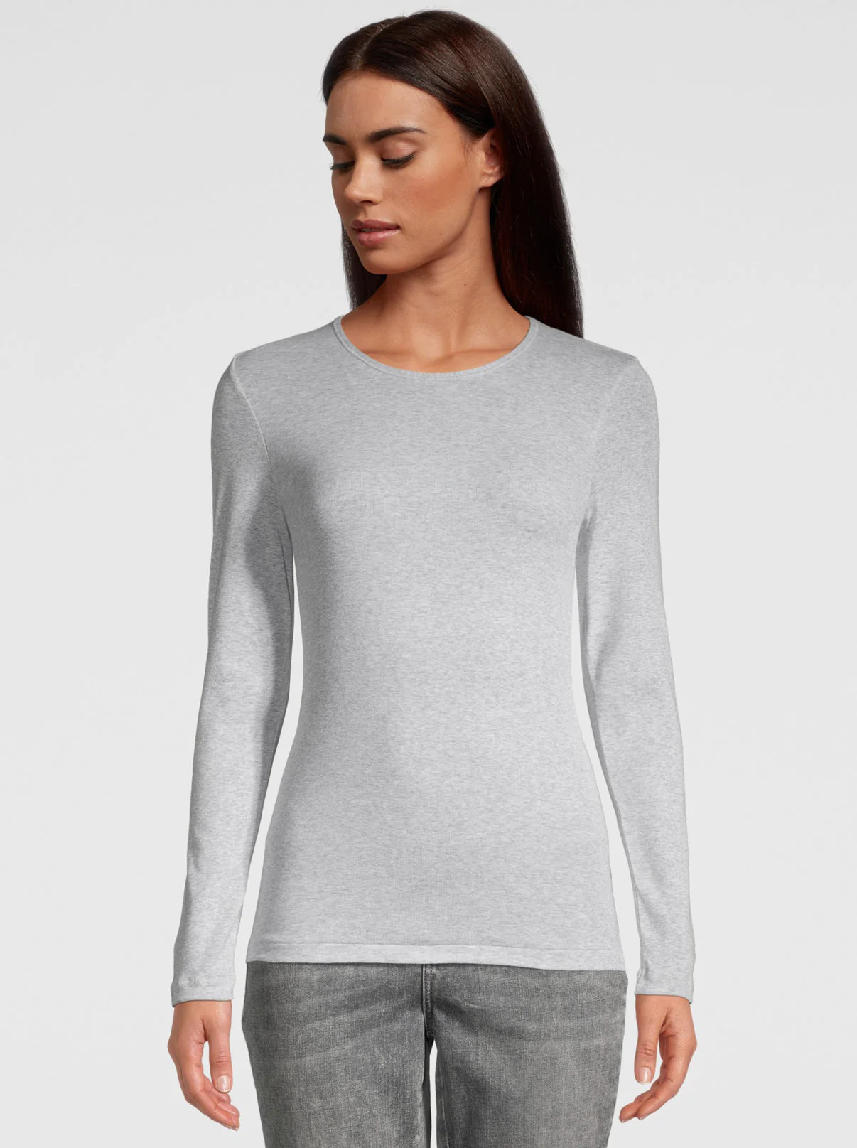 Long-sleeved Shirt in Egyptian Makò Cotton 476 - Image 5