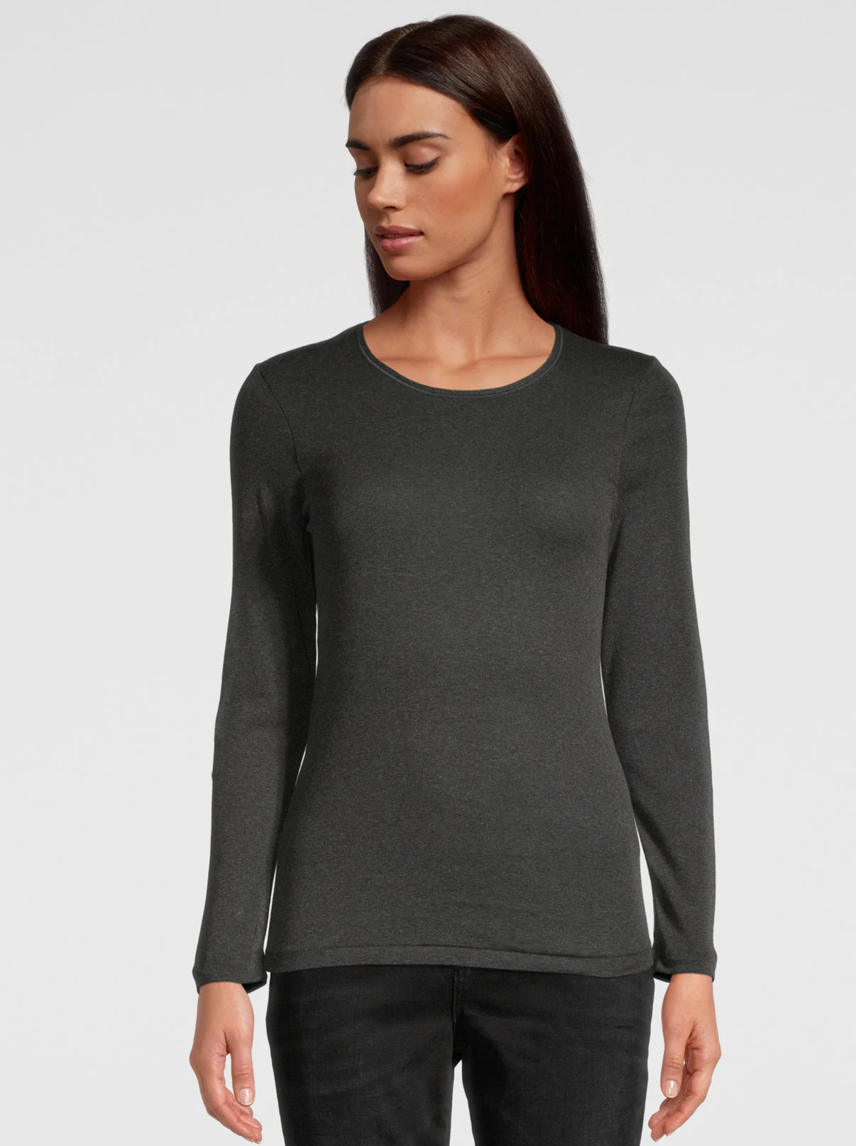Long-sleeved Shirt in Egyptian Makò Cotton 476 - Image 7