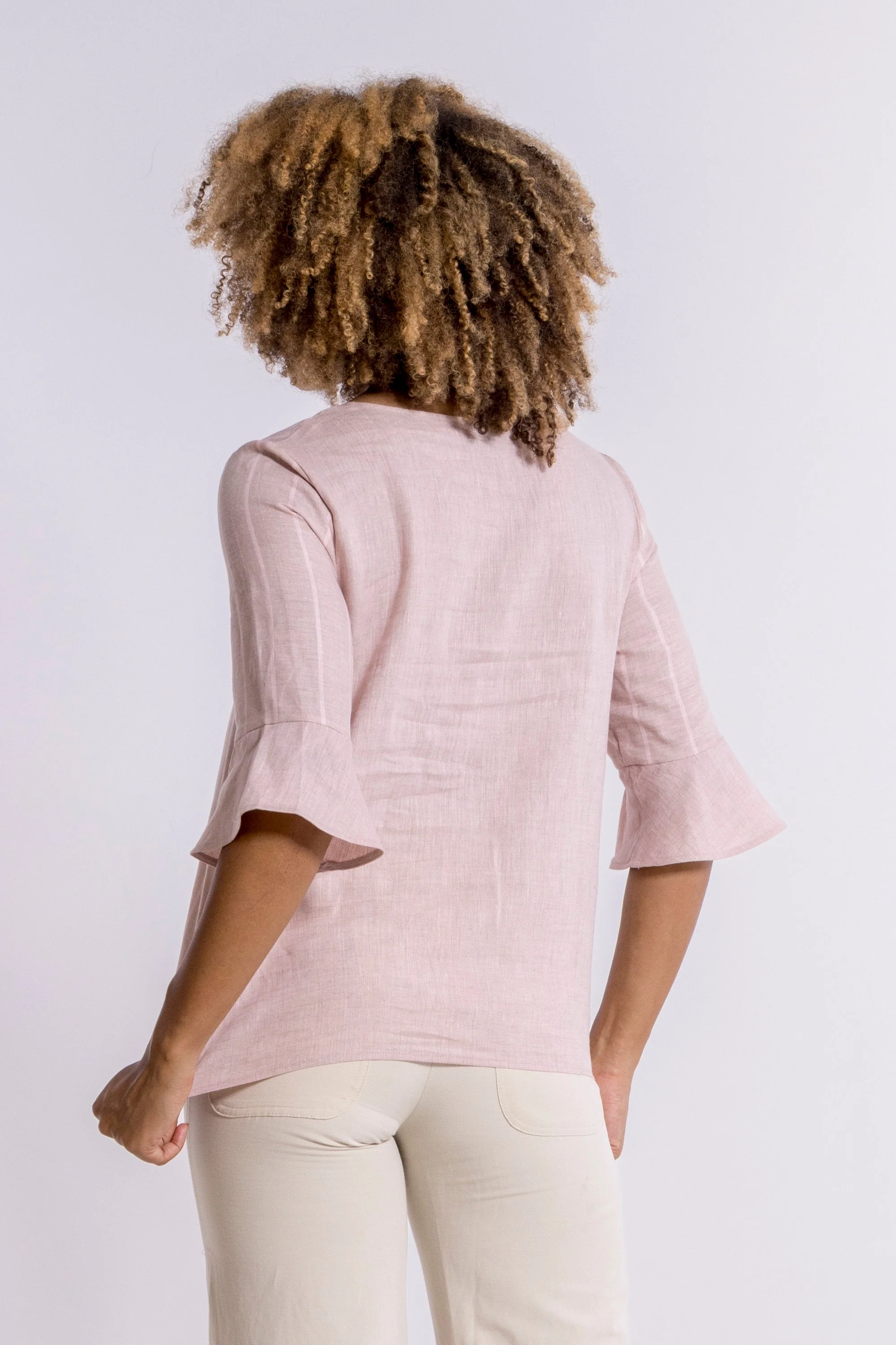 Longsleeves Woman100% FLAX 5785 - Image 4