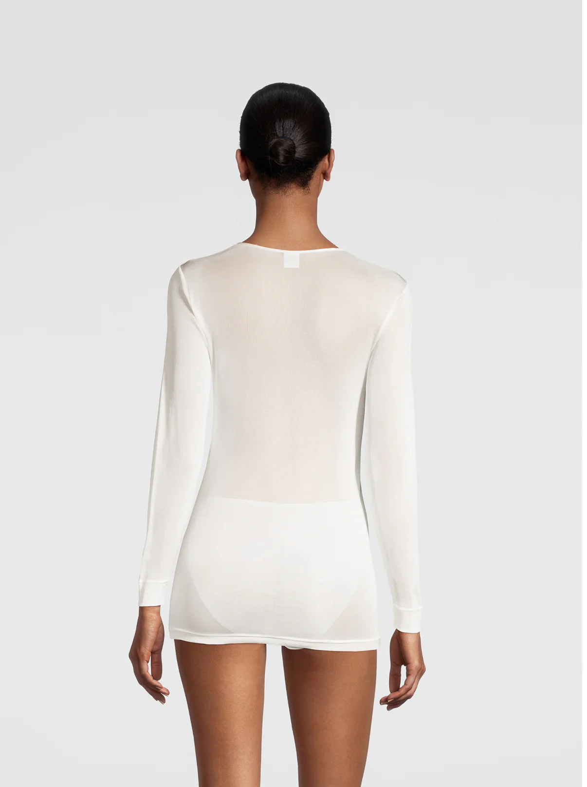Longsleeves Pure Silk Shirt 4486 - Image 2