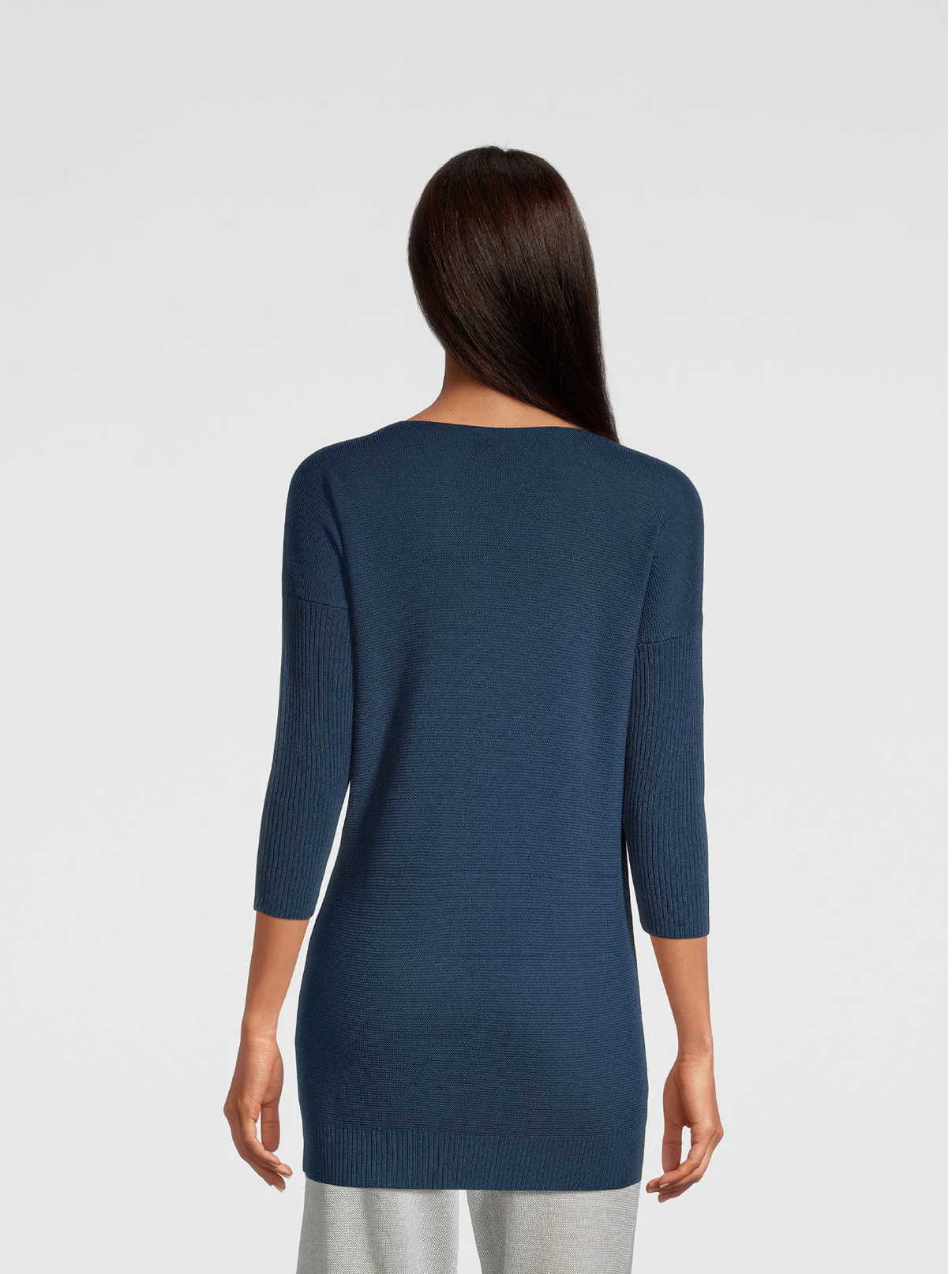 Maxi long-sleeved shirt knitted tricot 6598 - Image 5