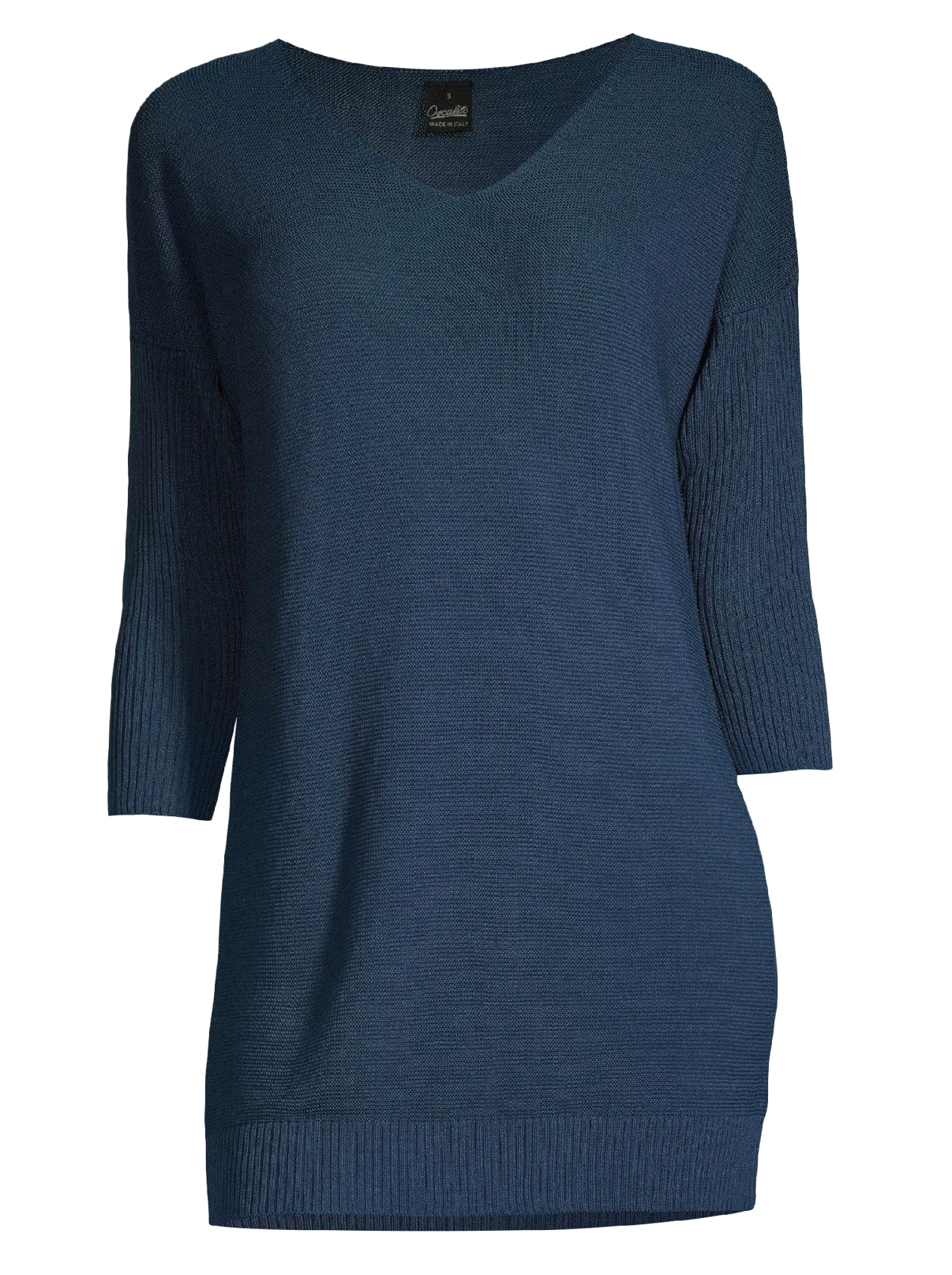 Maxi long-sleeved shirt knitted tricot 6598 - Image 6
