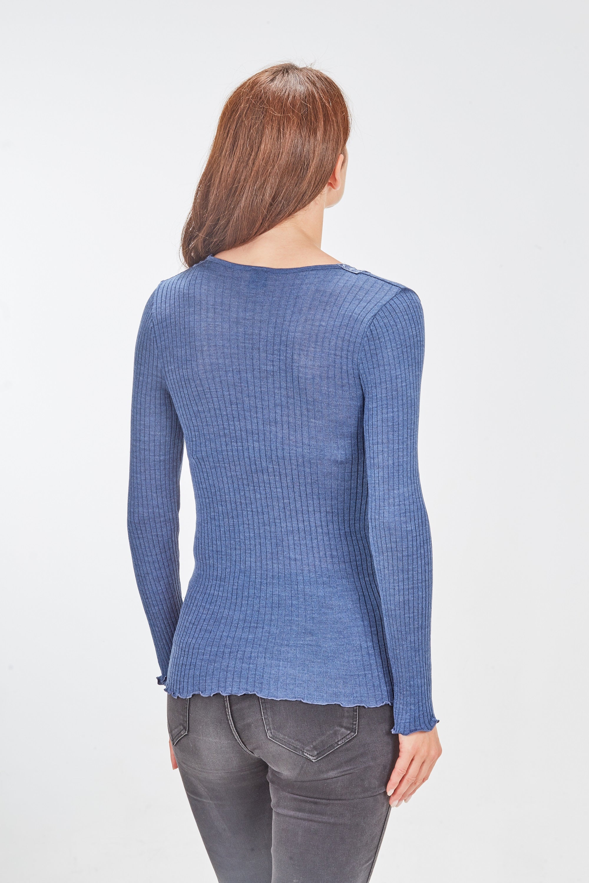 Longsleeves Woman Wool&Silk 5830 - Image 2