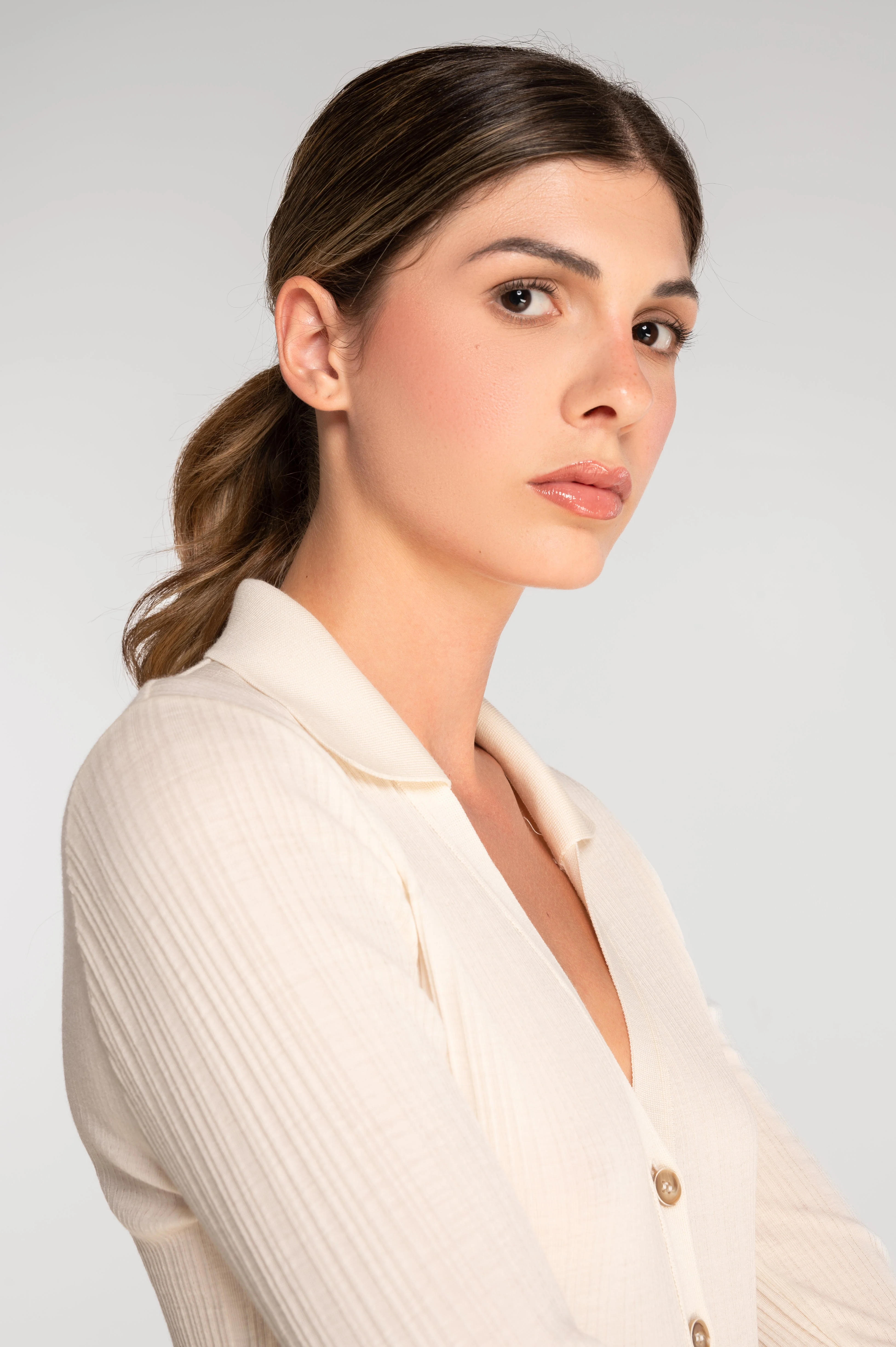 Wool and silk long sleeves shirt 7462 - Image 3