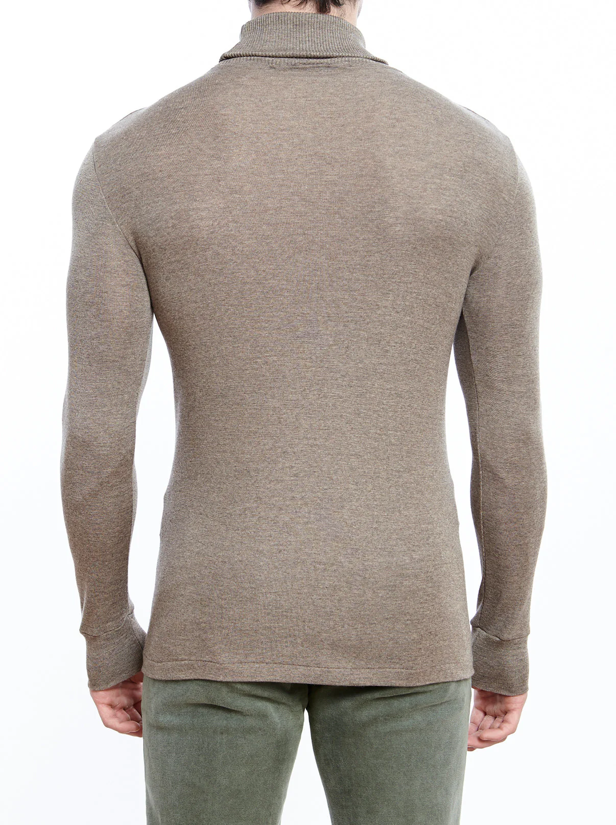 Men's turtleneck in wool and silk 629 - Image 12
