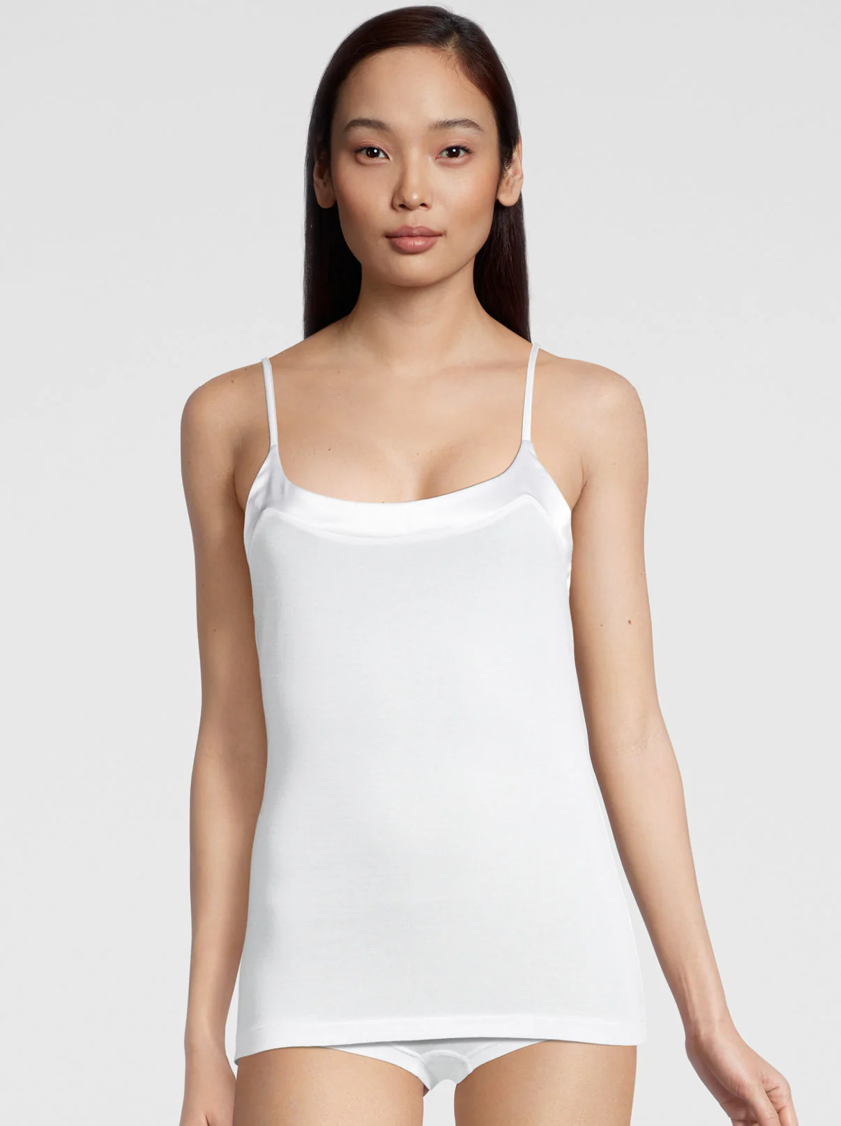 Filoscozia Spaghetti Top with Satin Edging 16124 - Image 4