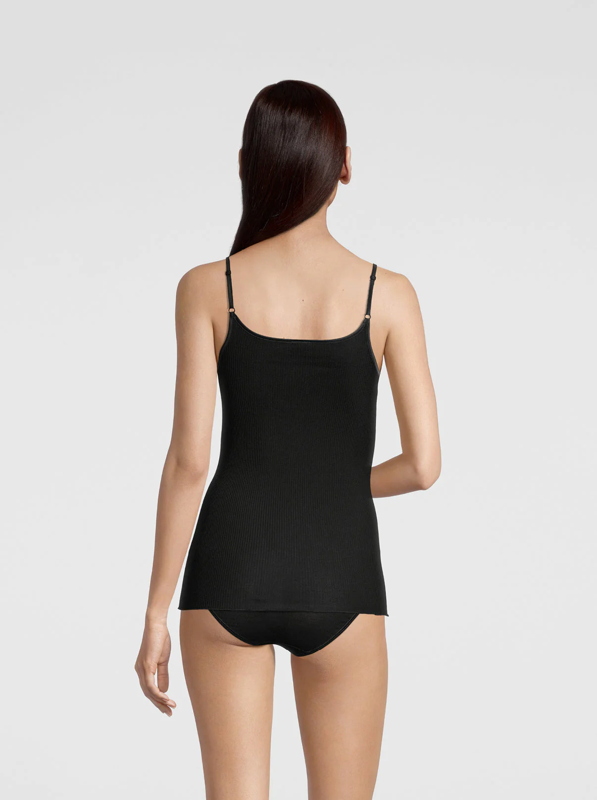 Filoscozia Spaghetti V Neck Top with Satin Edging 16130 - Image 5