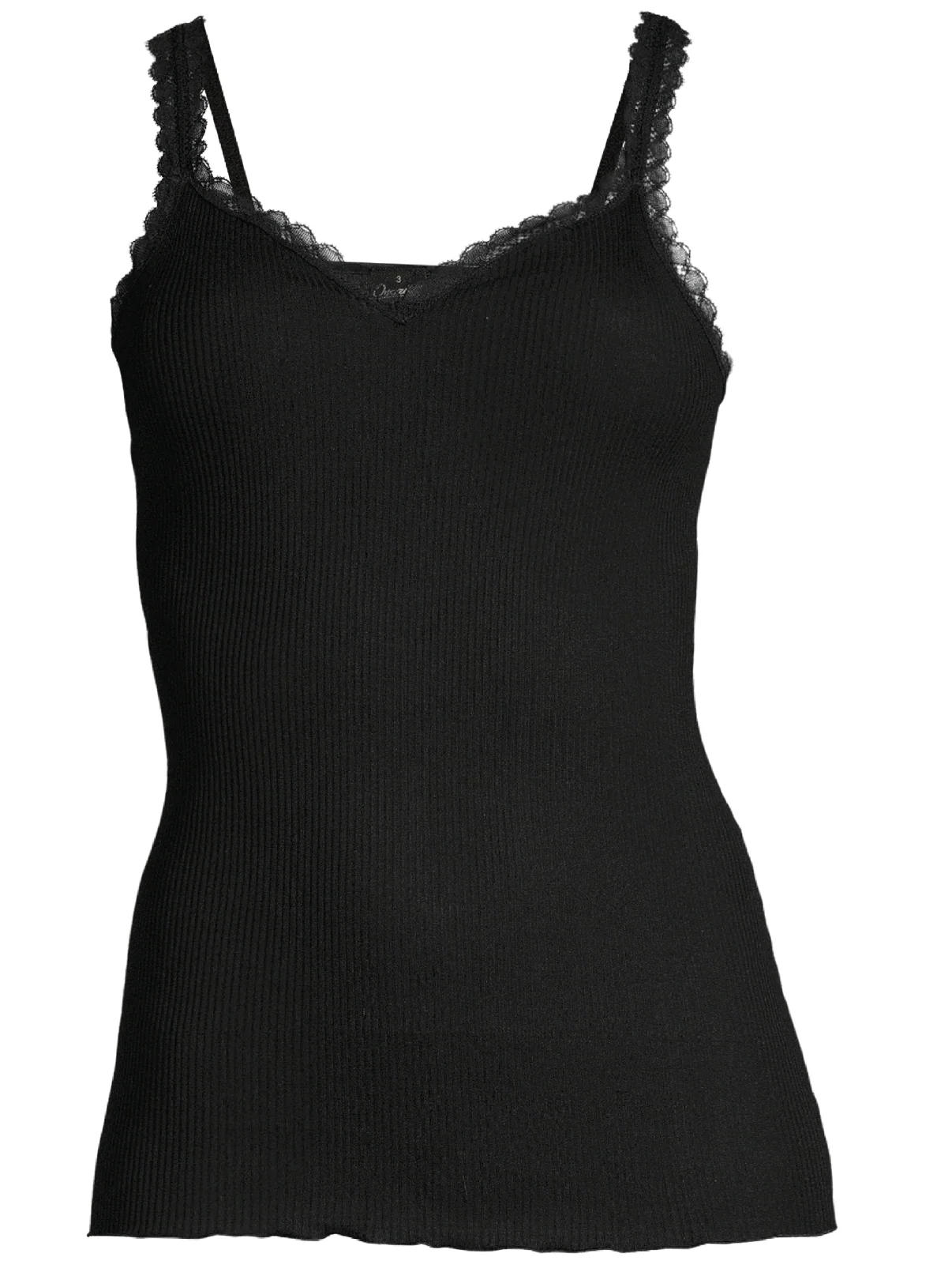 Filoscozia Spaghetti Top with Leavers Lace 3170 - Image 6