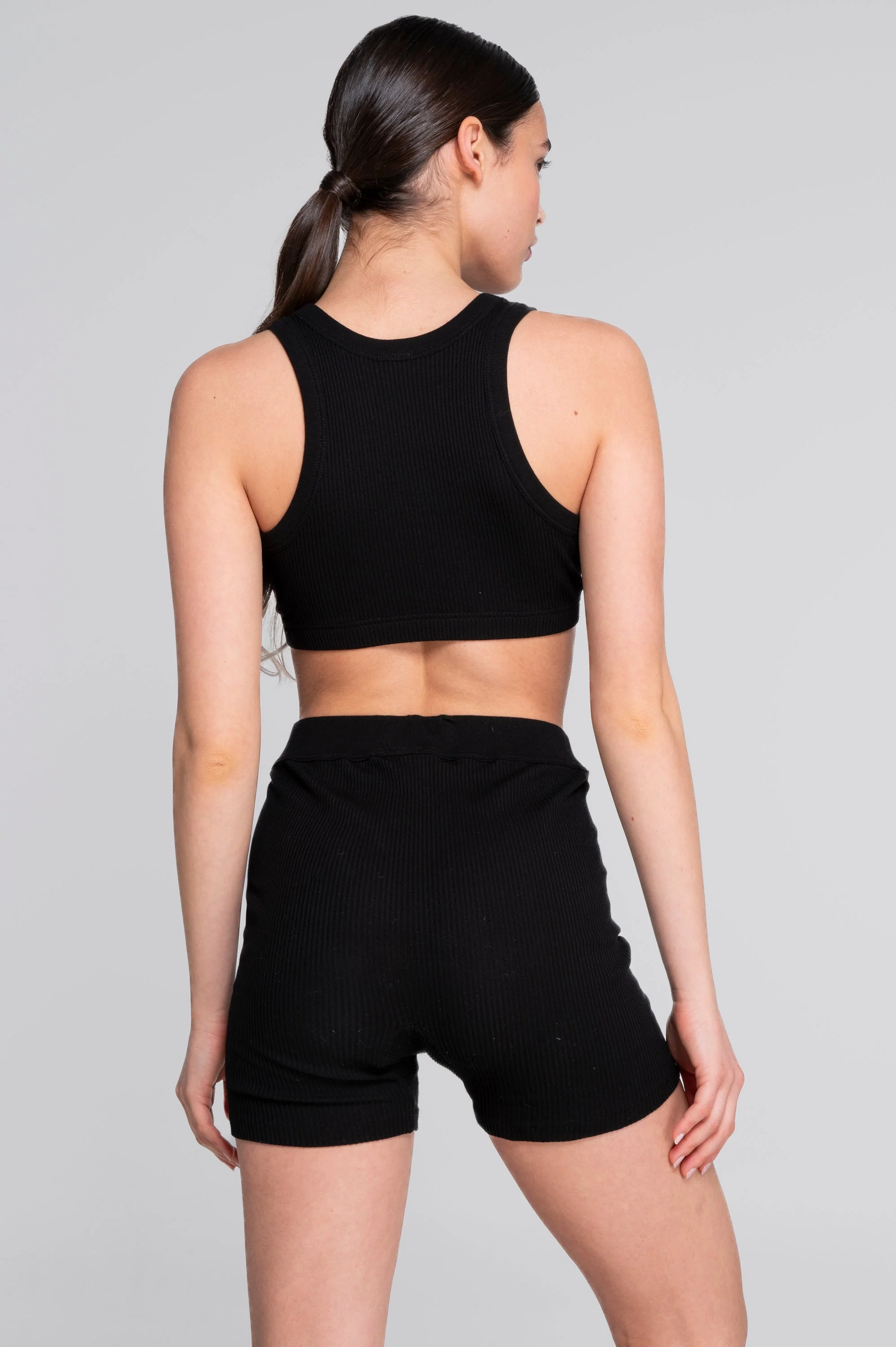 Cotton halterneck crop top 7168 - Image 13