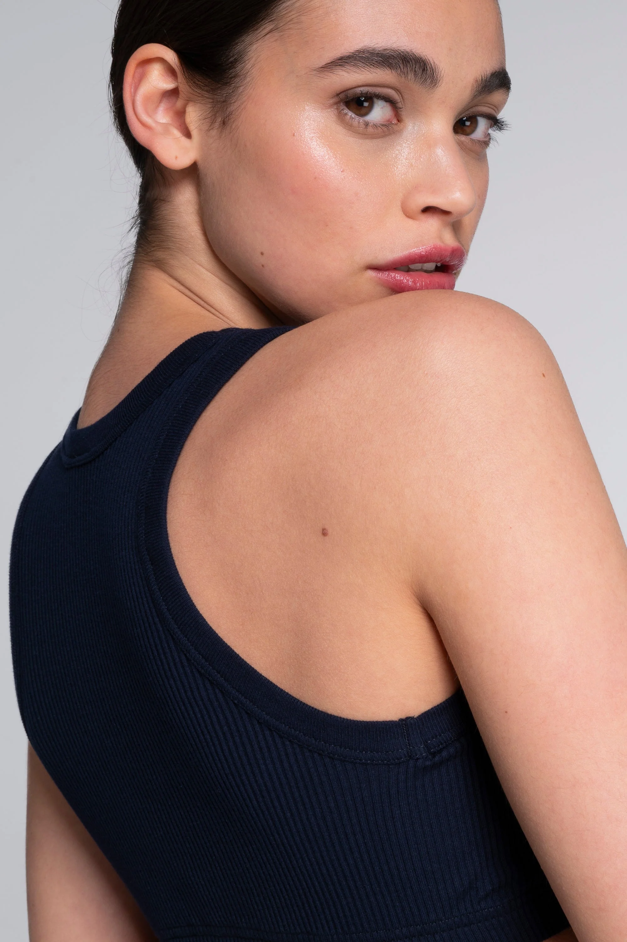 Cotton halterneck crop top 7168 - Image 21