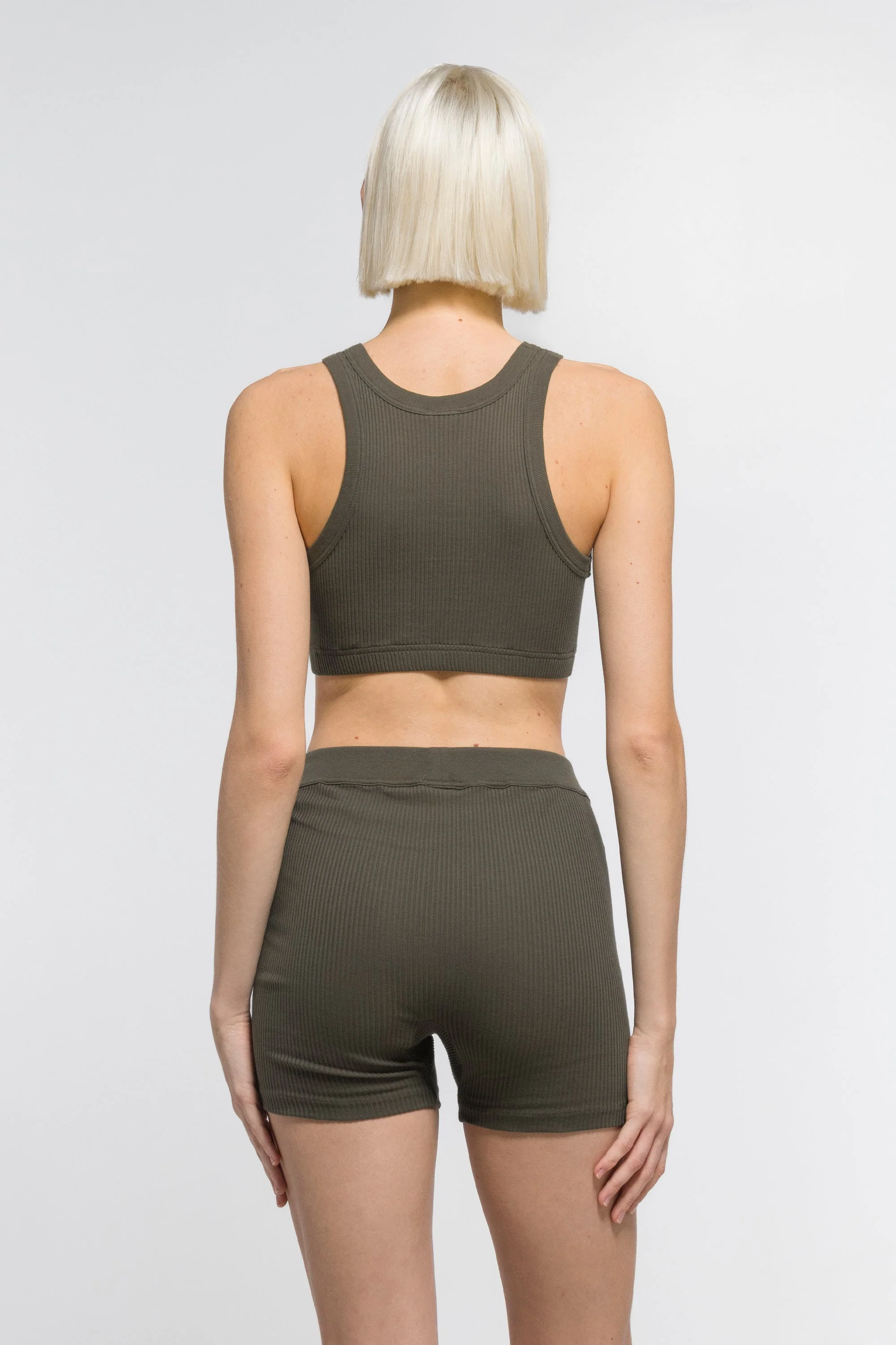 Cotton halterneck crop top 7168 - Image 31