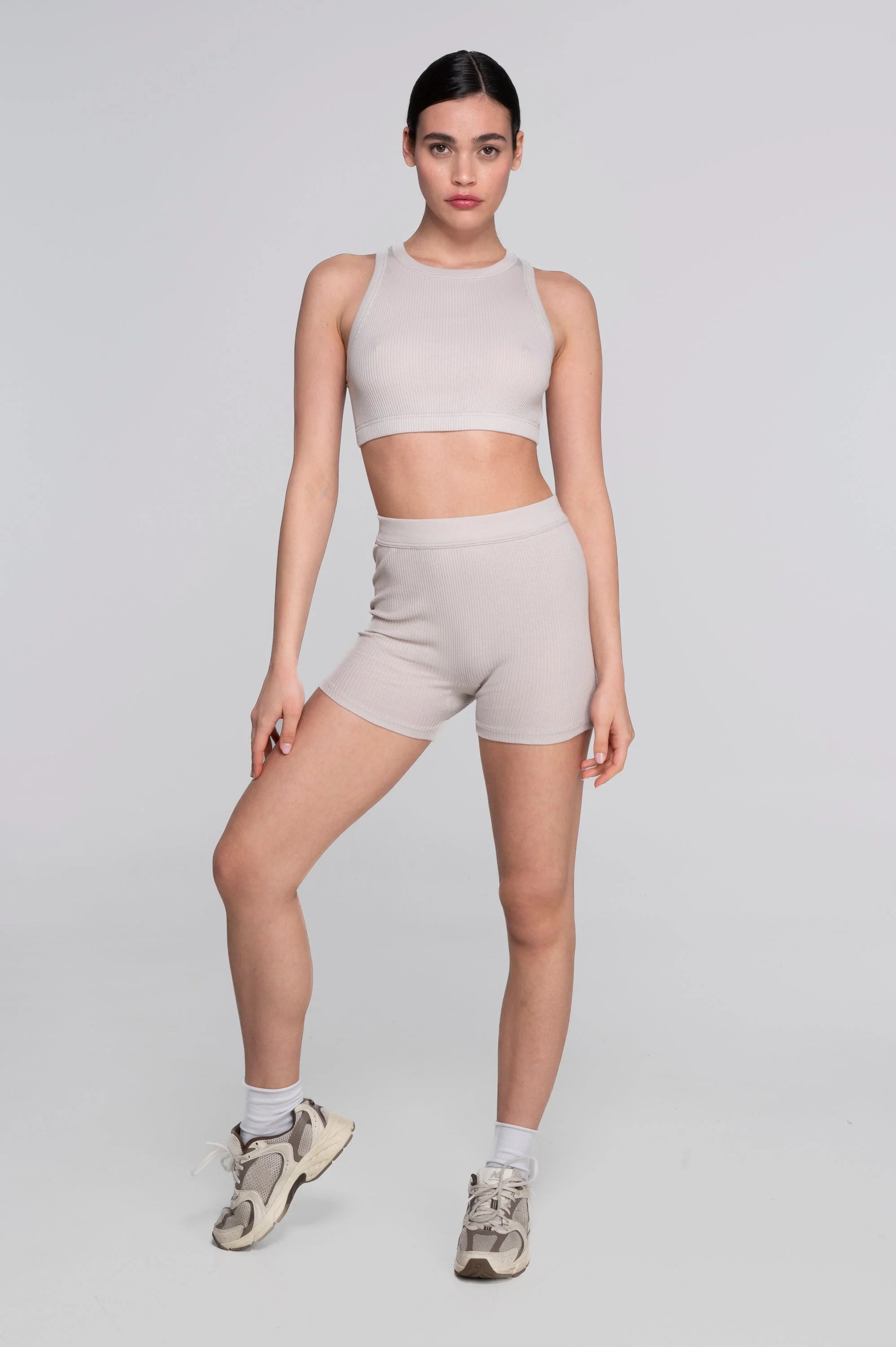 Cotton halterneck crop top 7168 - Image 4