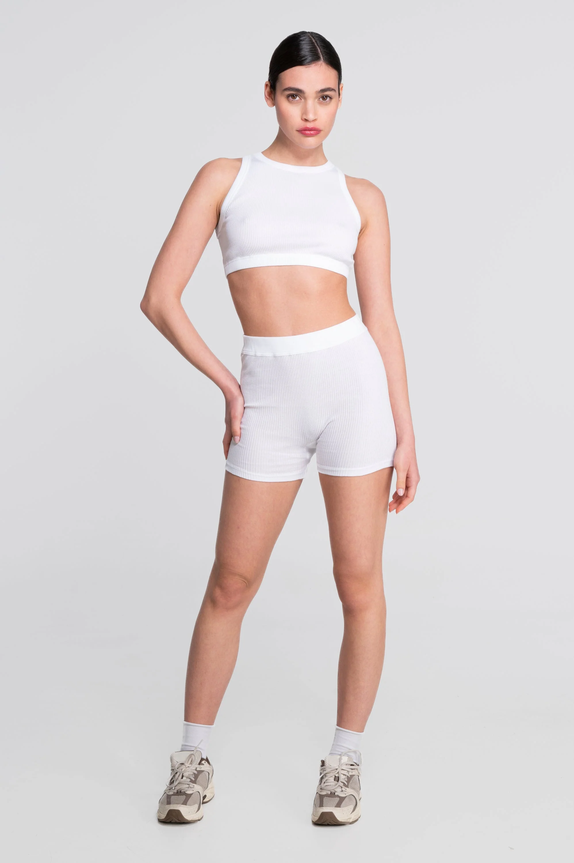 Cotton halterneck crop top 7168 - Image 9