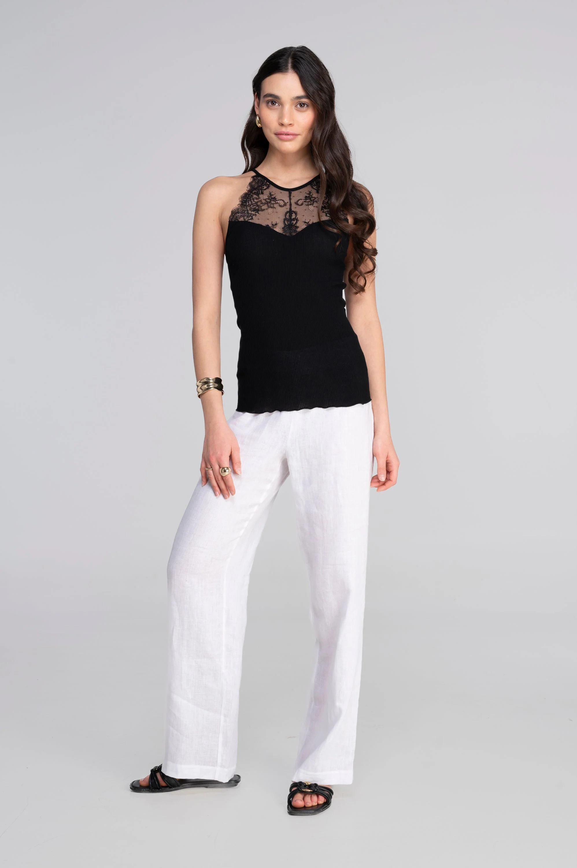 Filoscozia halter neck top with chantilly lace 7525 - Image 10