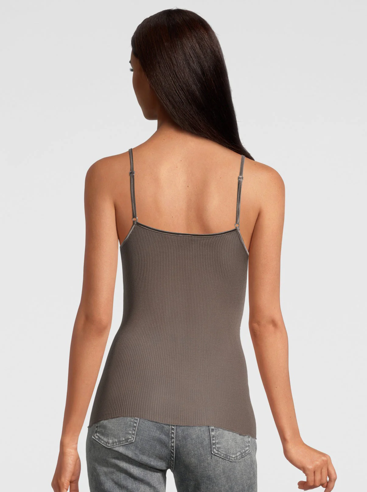 Dentelle de Calais®” Spaghetti Top V-neck in pure silk 9474 - Image 13