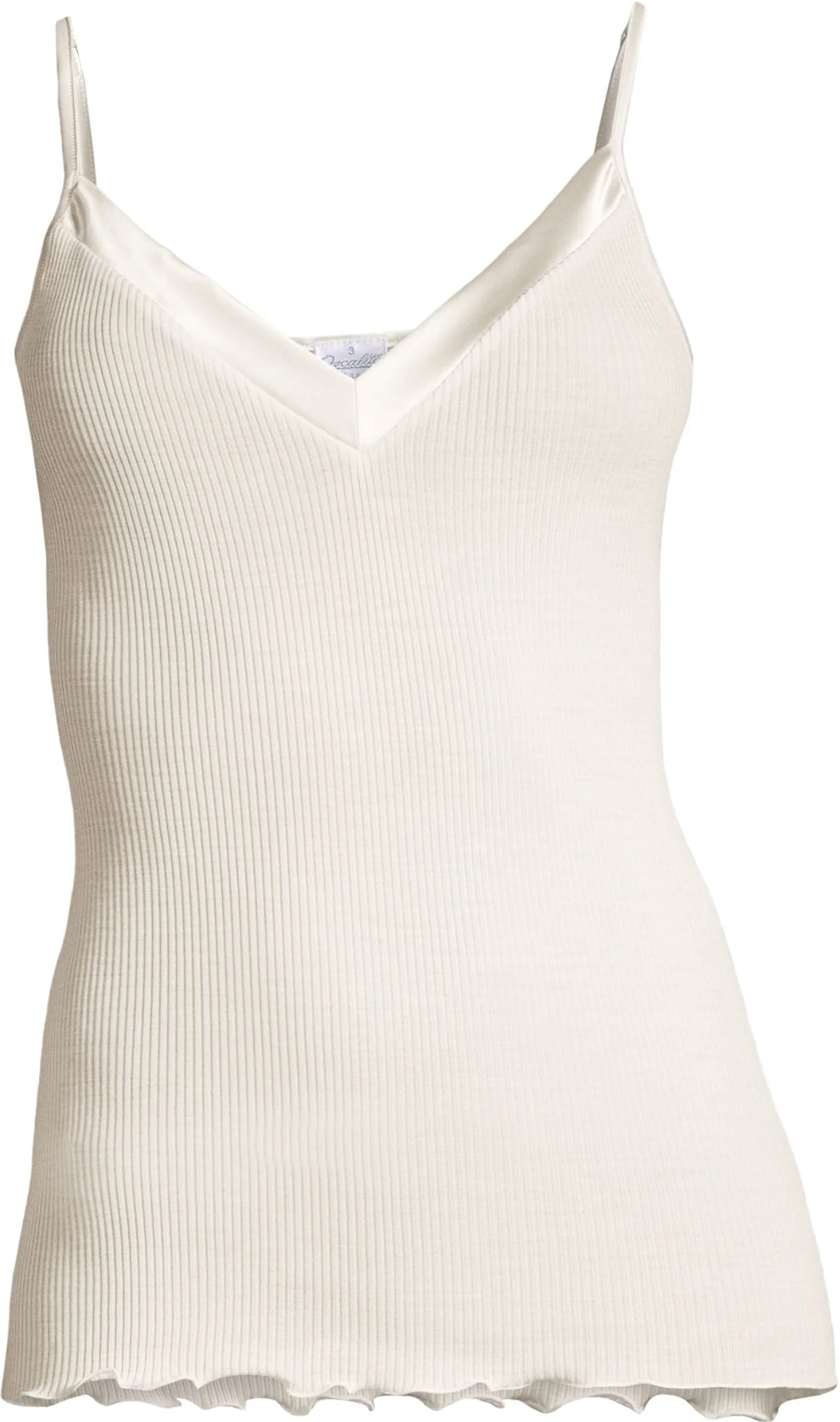 Elegance Satin Wool and Silk V neck camisole 4245 - Image 7
