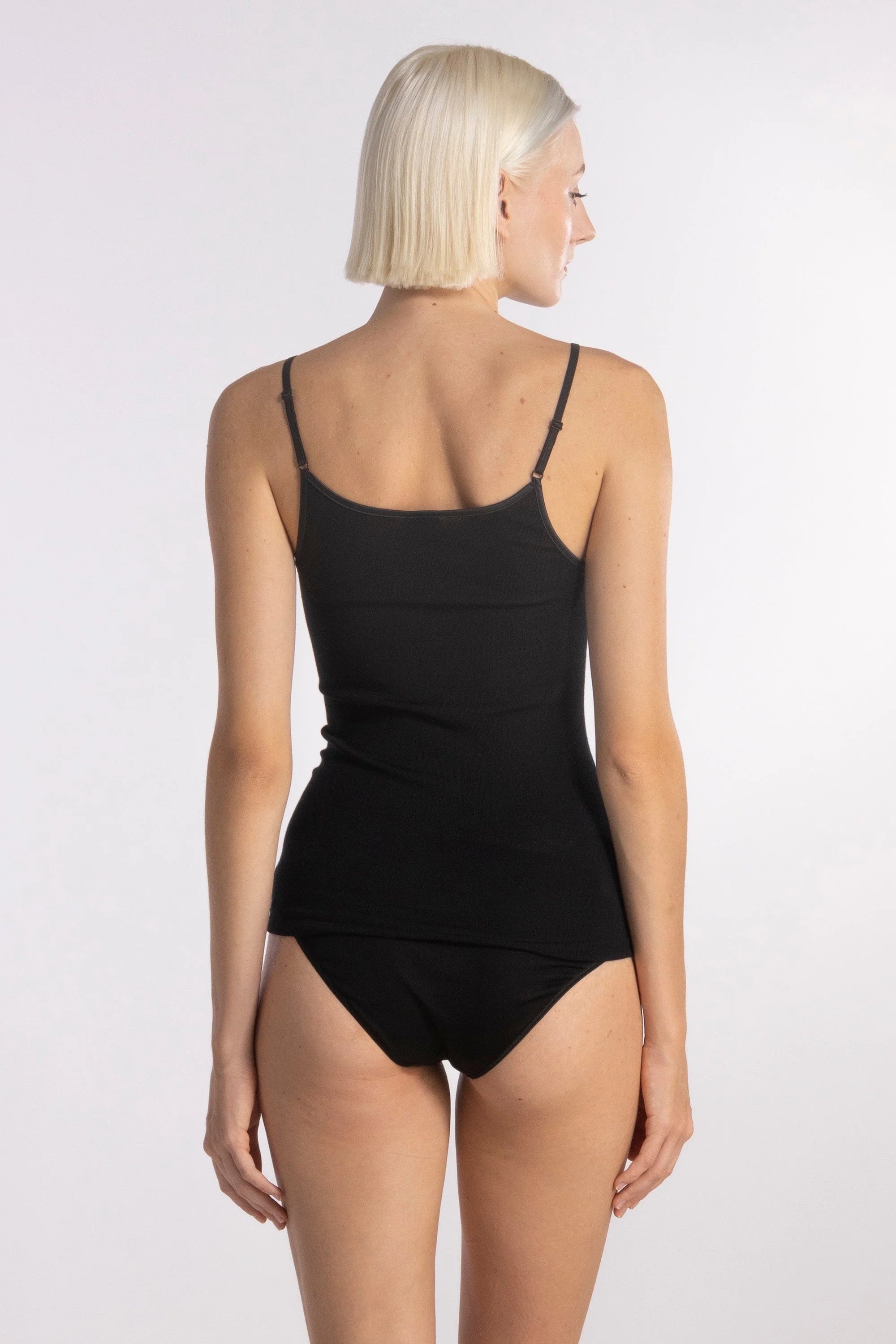 Sleeveless Woman Wool and Silk 6935 - Image 2