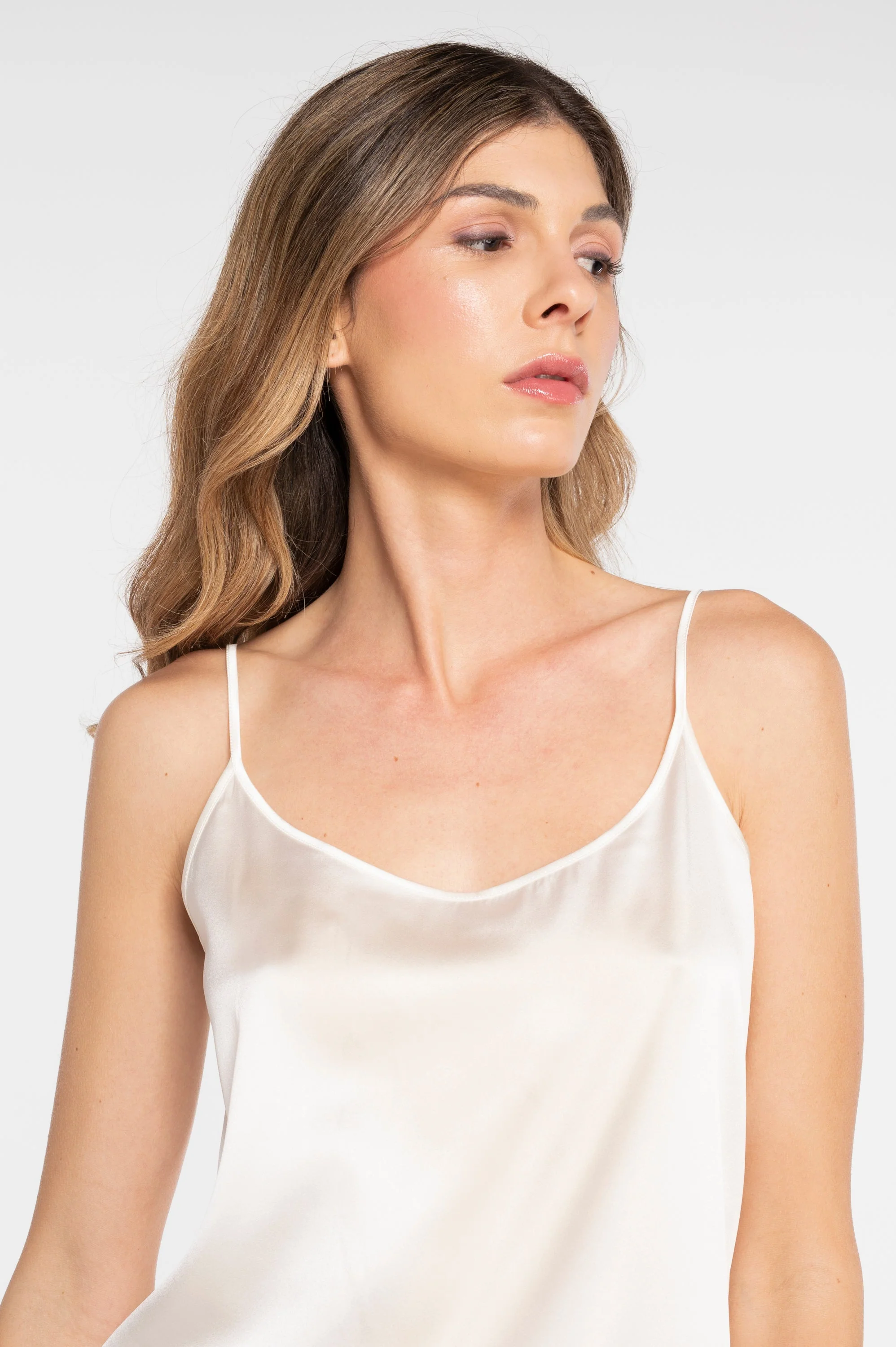 Spaghetti Top in Stretch silk 10305 - Image 7