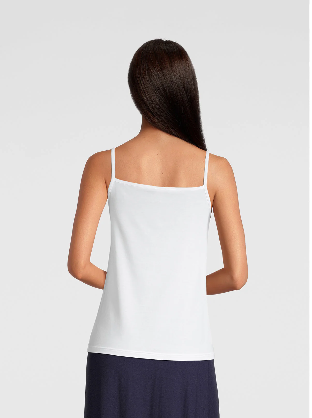 V neck Camisole Top in Micromodal 1231 - Image 2