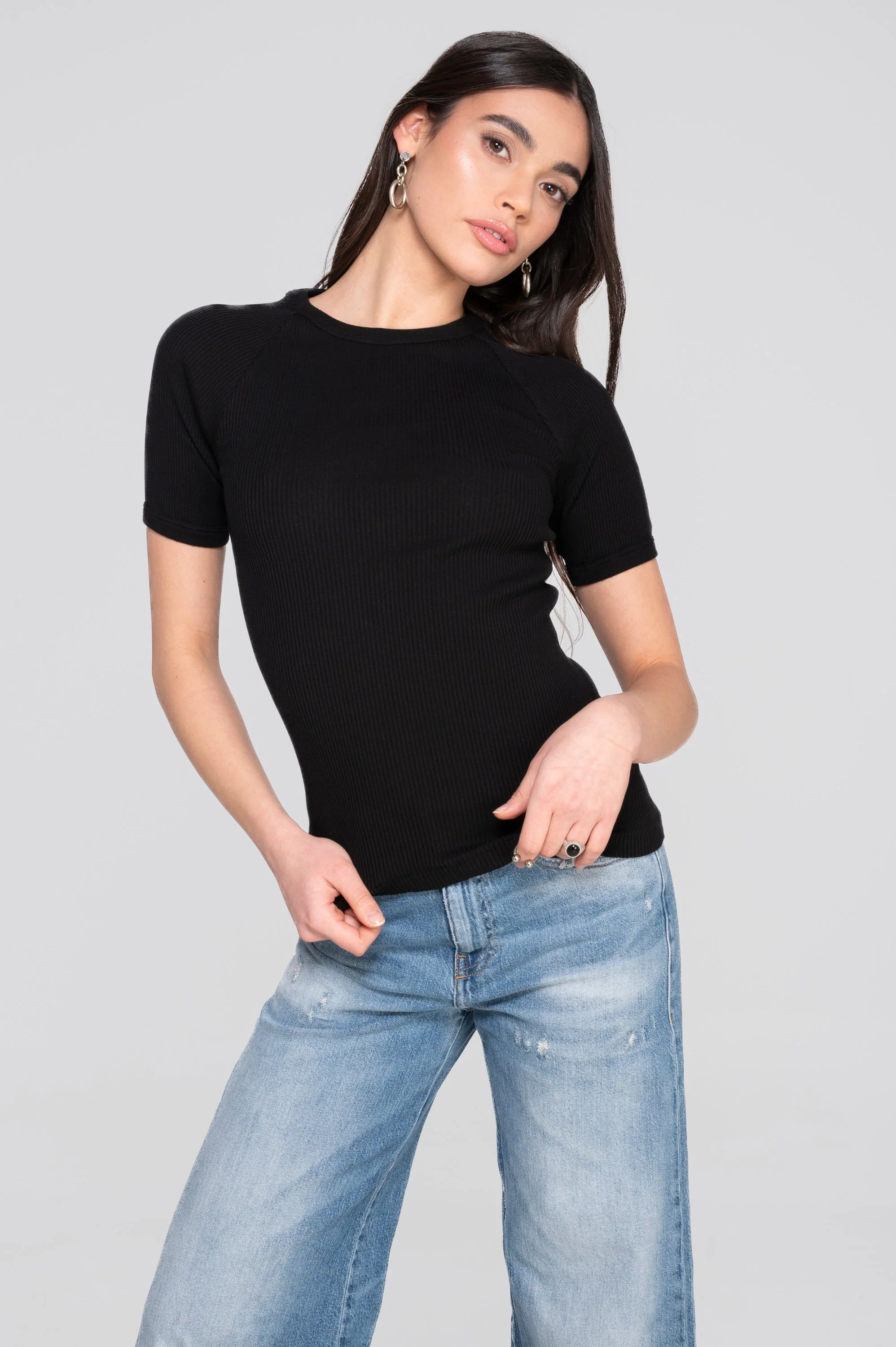 Cotton round neck T-shirt 7163 - Image 12