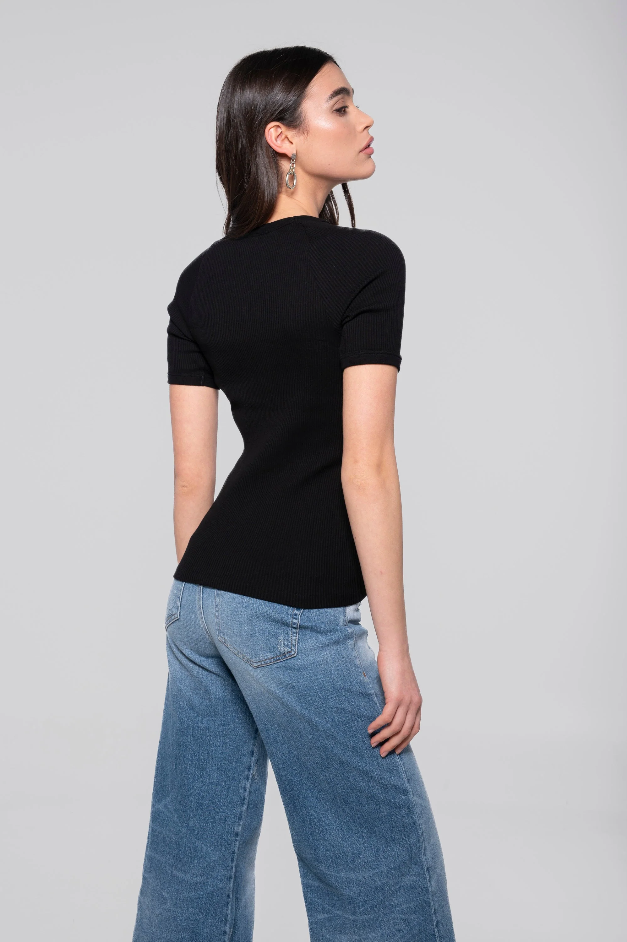 Cotton round neck T-shirt 7163 - Image 13