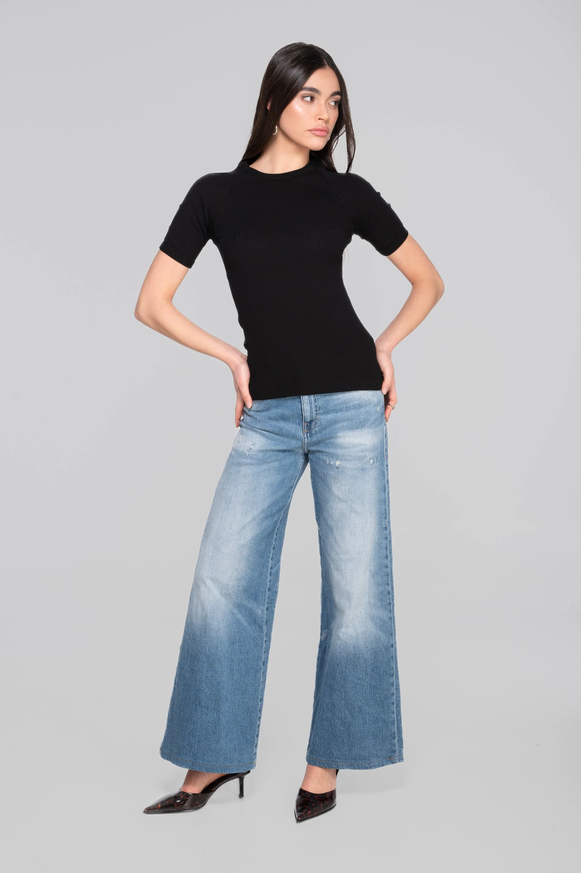 Cotton round neck T-shirt 7163 - Image 15