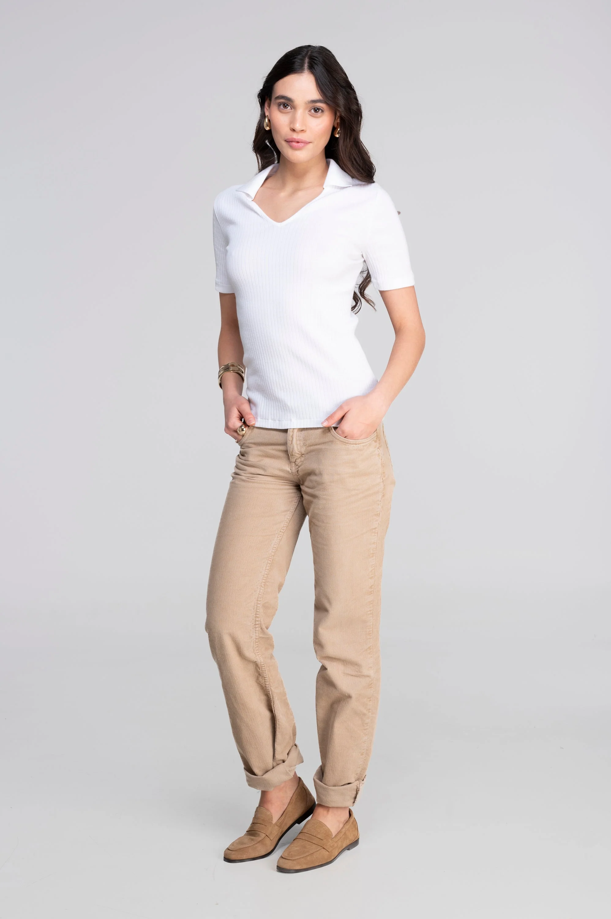 Cotton short sleeves polo shirt 7566 - Image 4