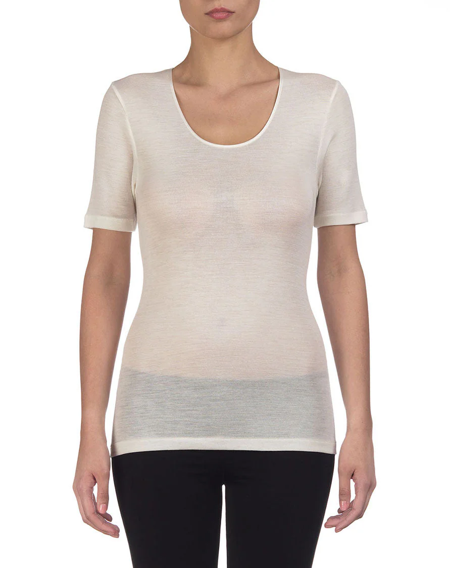 T-shirt Woman100% Merino Wool 131 - Image 4