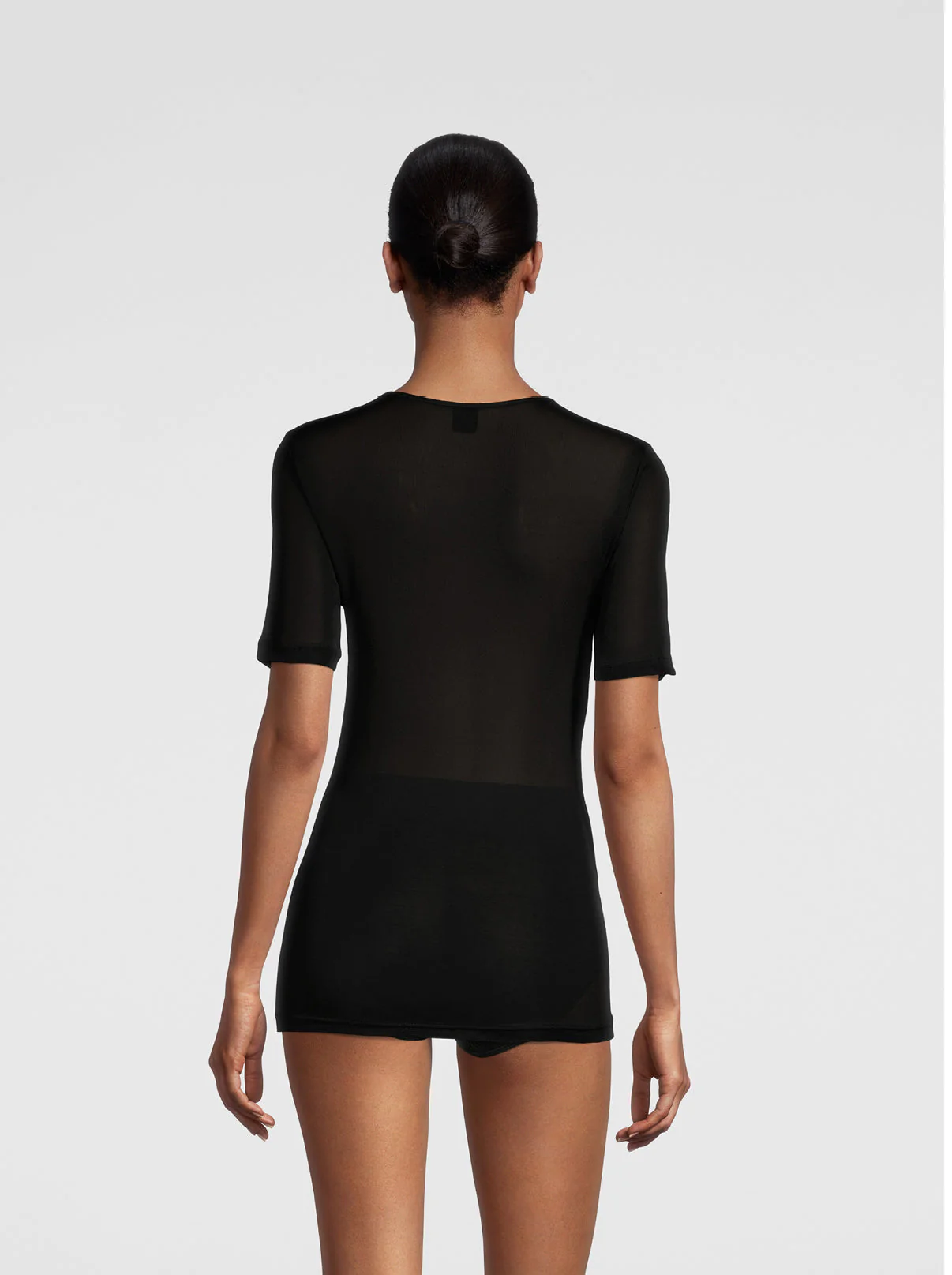 Pure Silk T-shirt Woman 4484 - Image 5