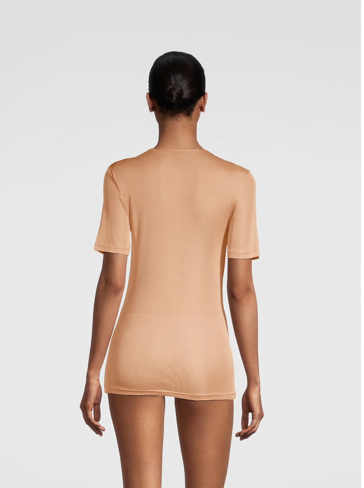 Pure Silk T-shirt Woman 4484 - Image 8