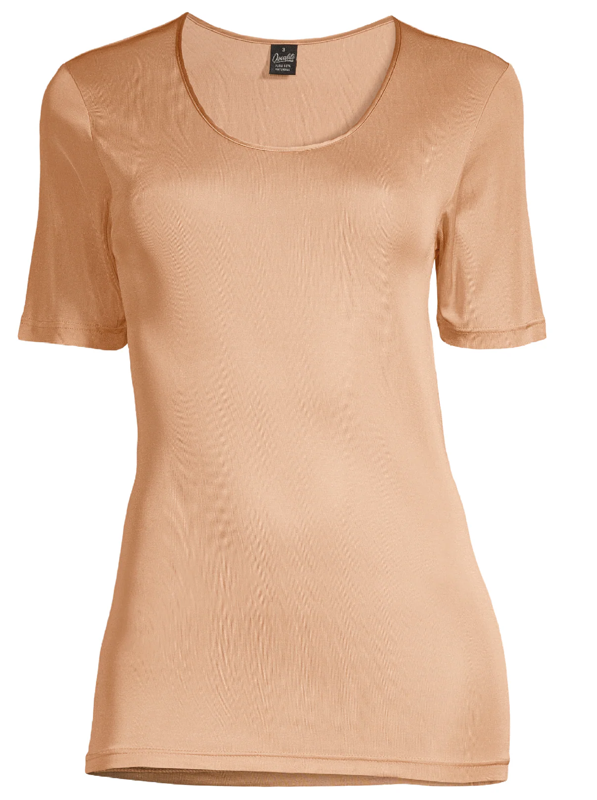 Pure Silk T-shirt Woman 4484 - Image 9