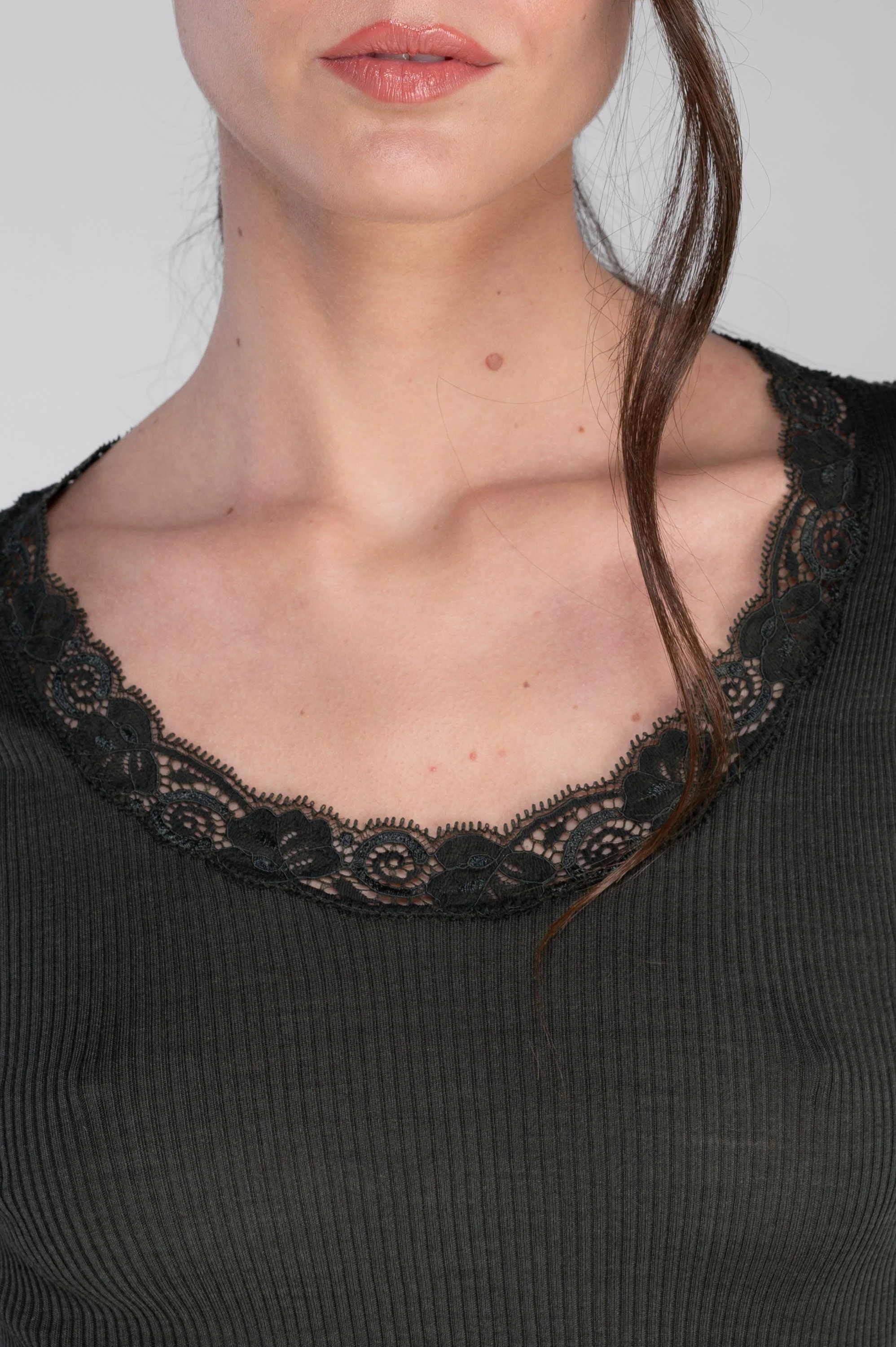 Wool and silk round neck T-Shirt 3414 - Image 22