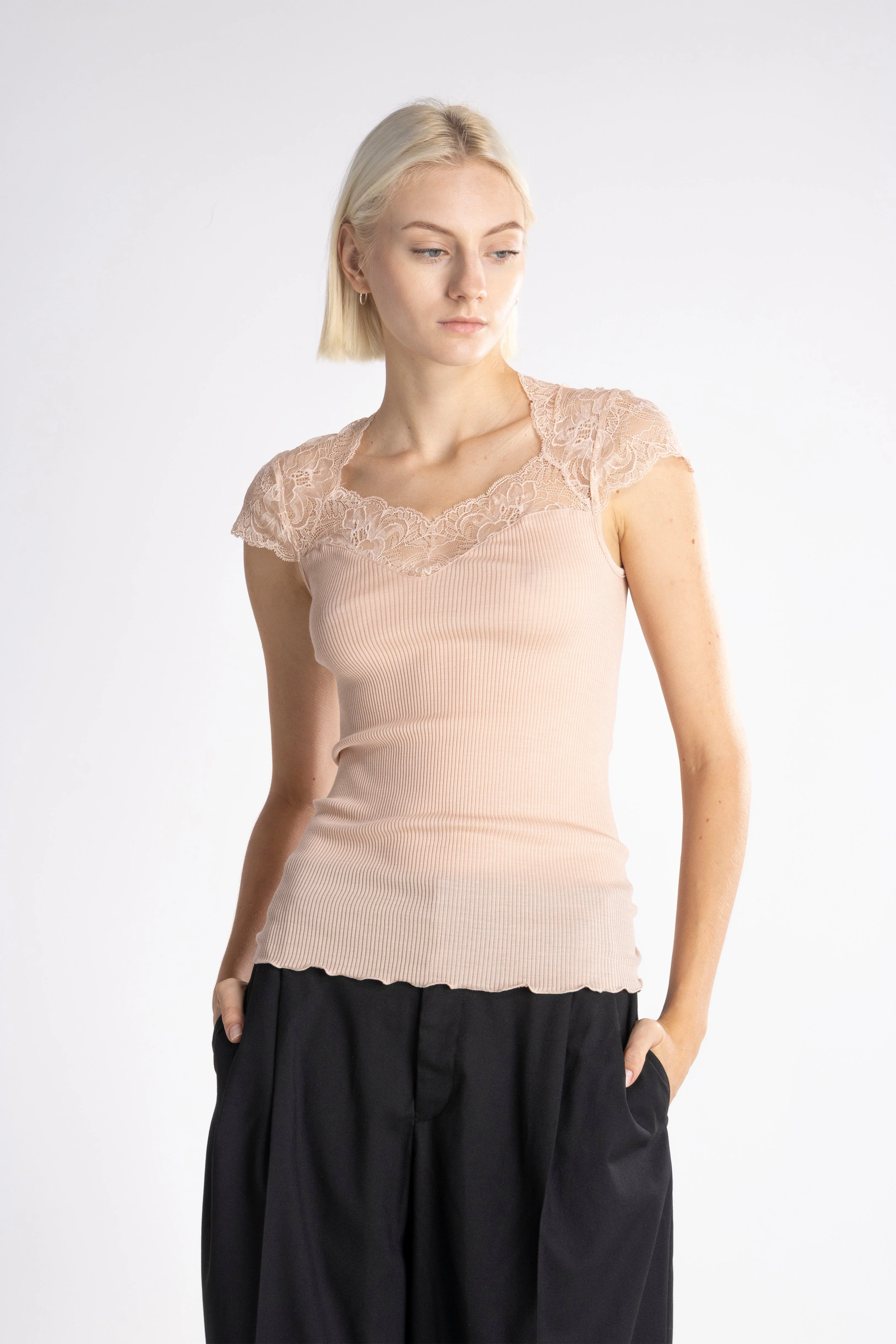 T-shirt Woman70% Wool , 30% Silk 6825 - Image 4