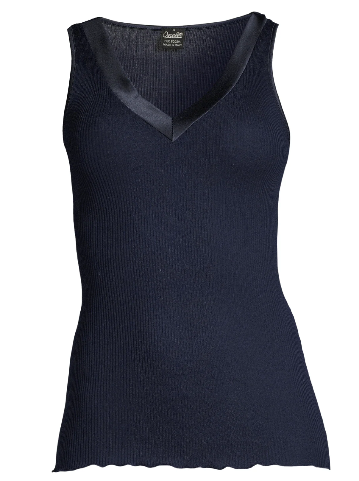 Filoscozia® Tank Top with Satin Edging 16132 - Image 12