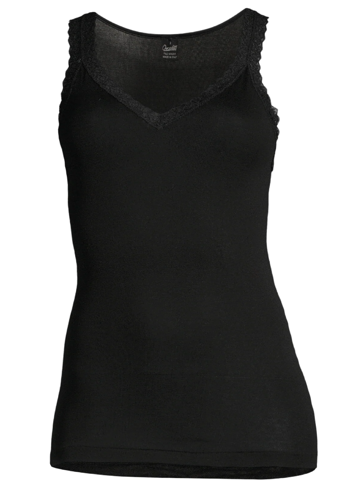 Filoscozia® Tank Top with leavers lace 314 - Image 6