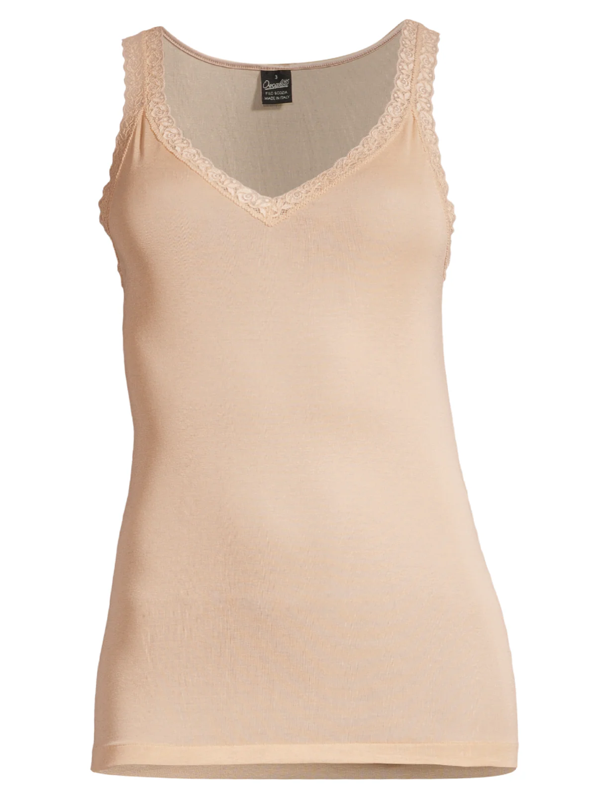 Filoscozia® Tank Top with leavers lace 314 - Image 9